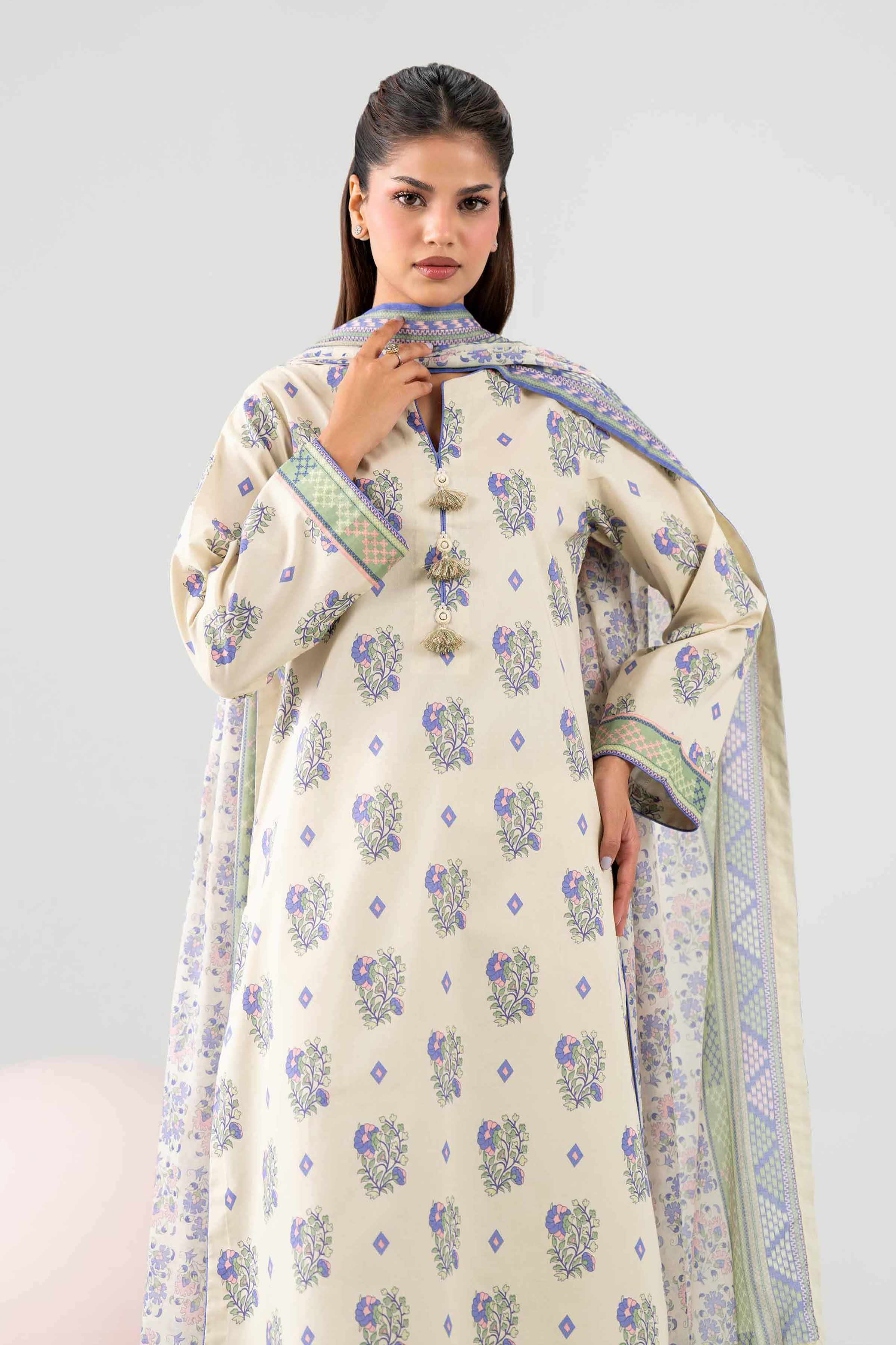 3 Piece - Printed Loose Fabric - 42602682