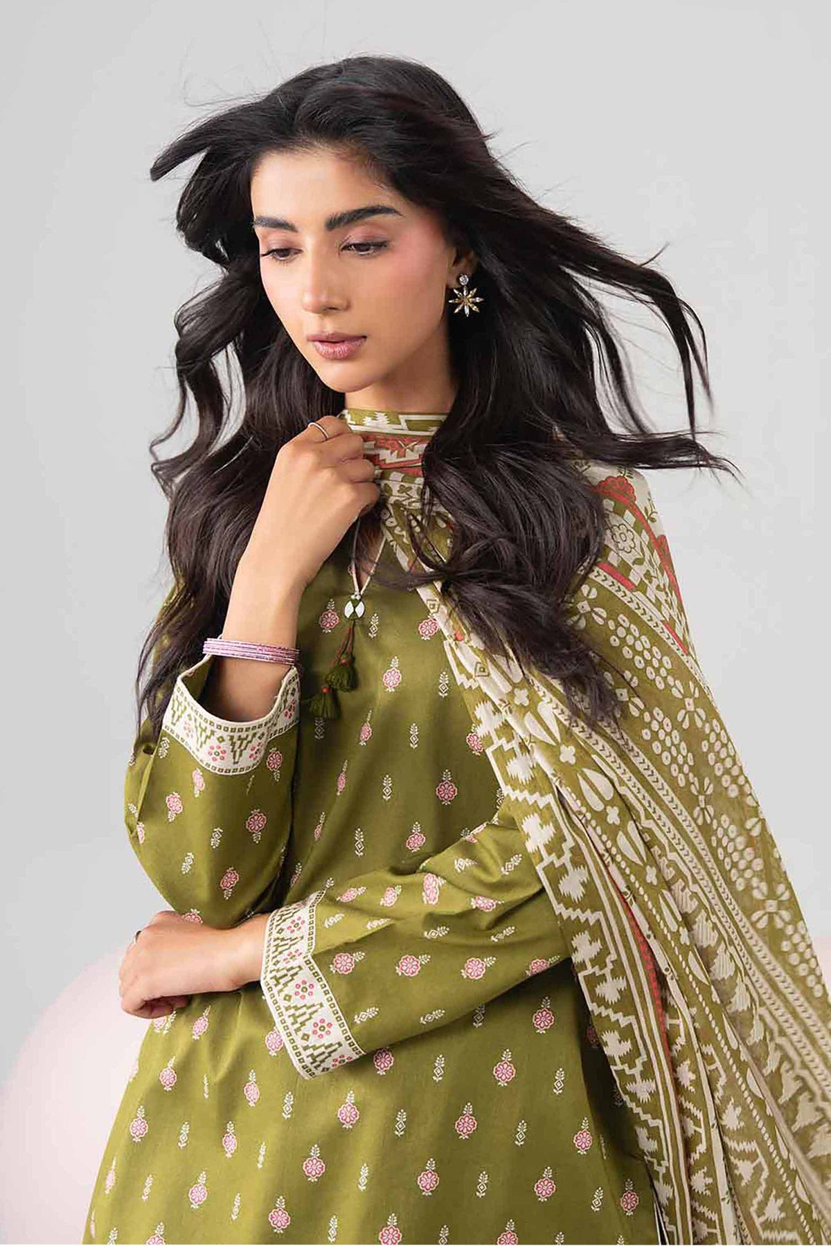 3 Piece - Printed Loose Fabric - 42602685
