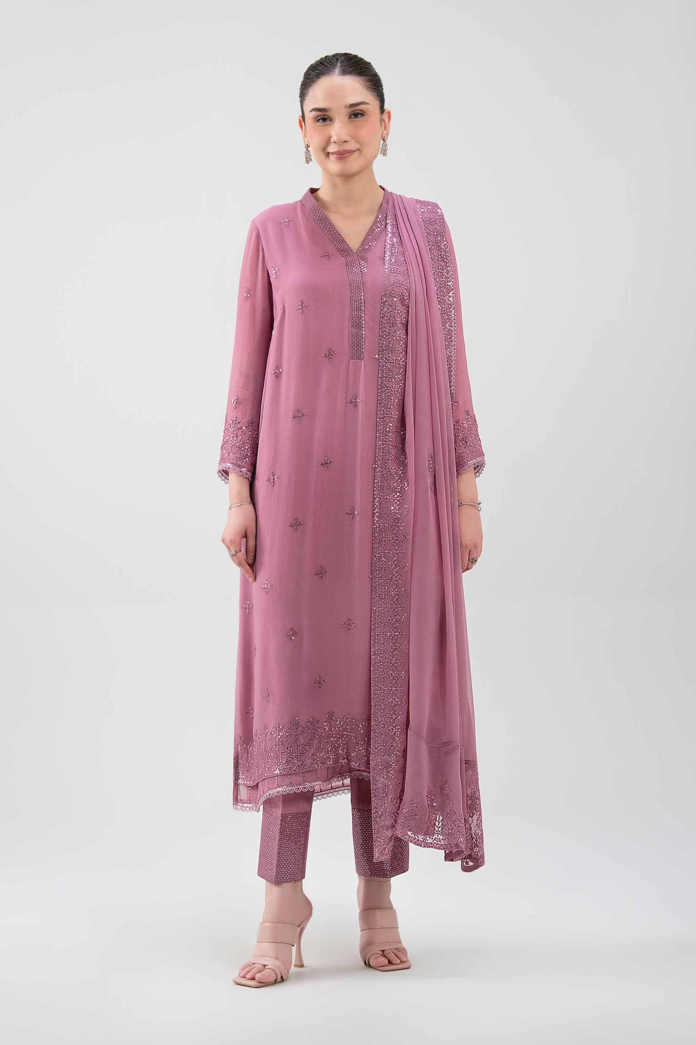3 Piece - Embroidered Suit - 42619522