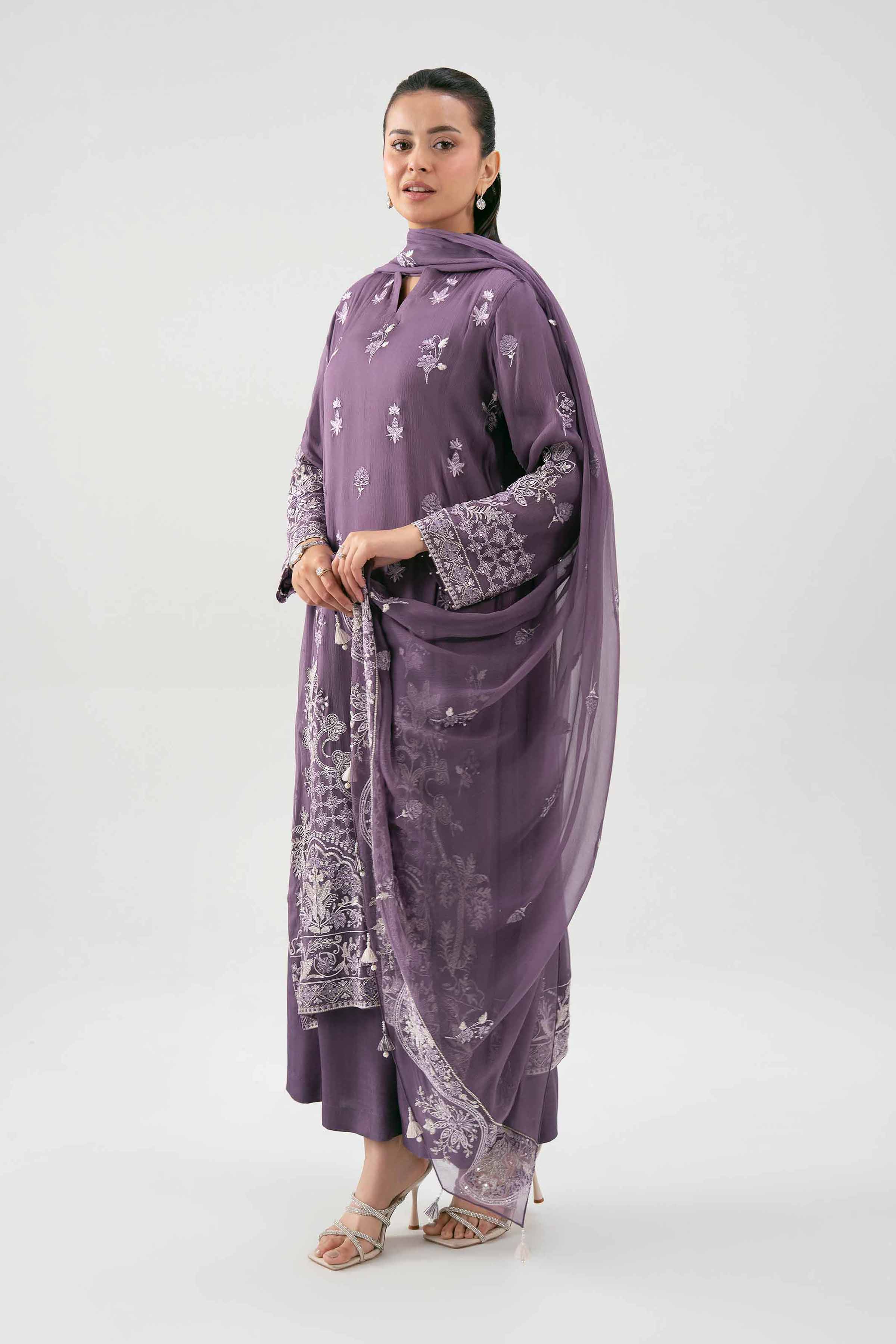 3 Piece - Embroidered Suit - 42619523