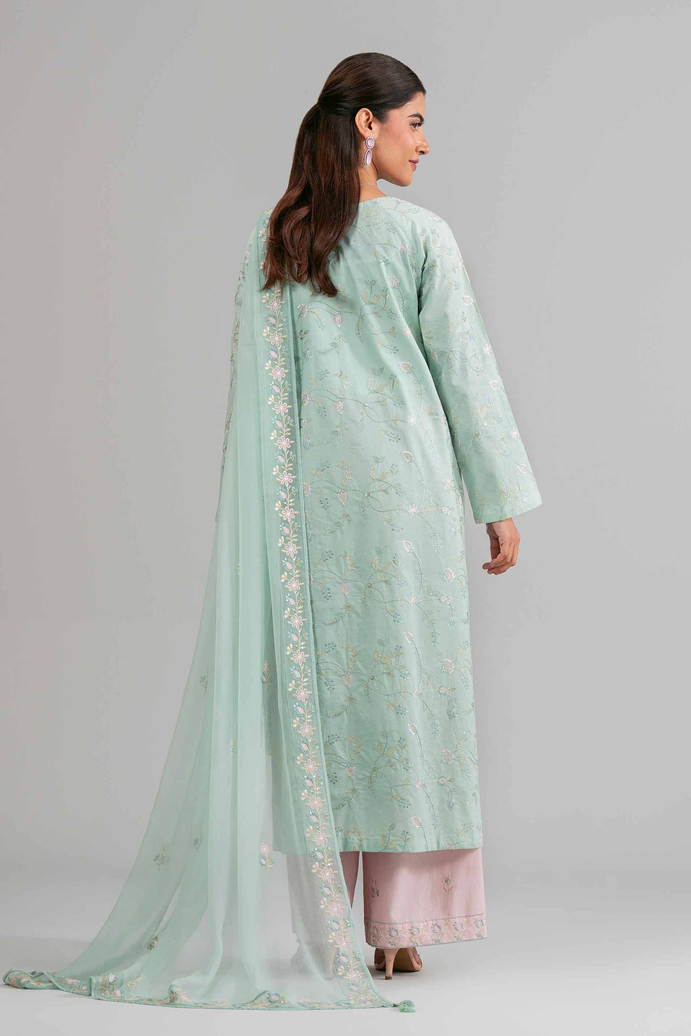3 Piece - Embroidered Suit - 42619941