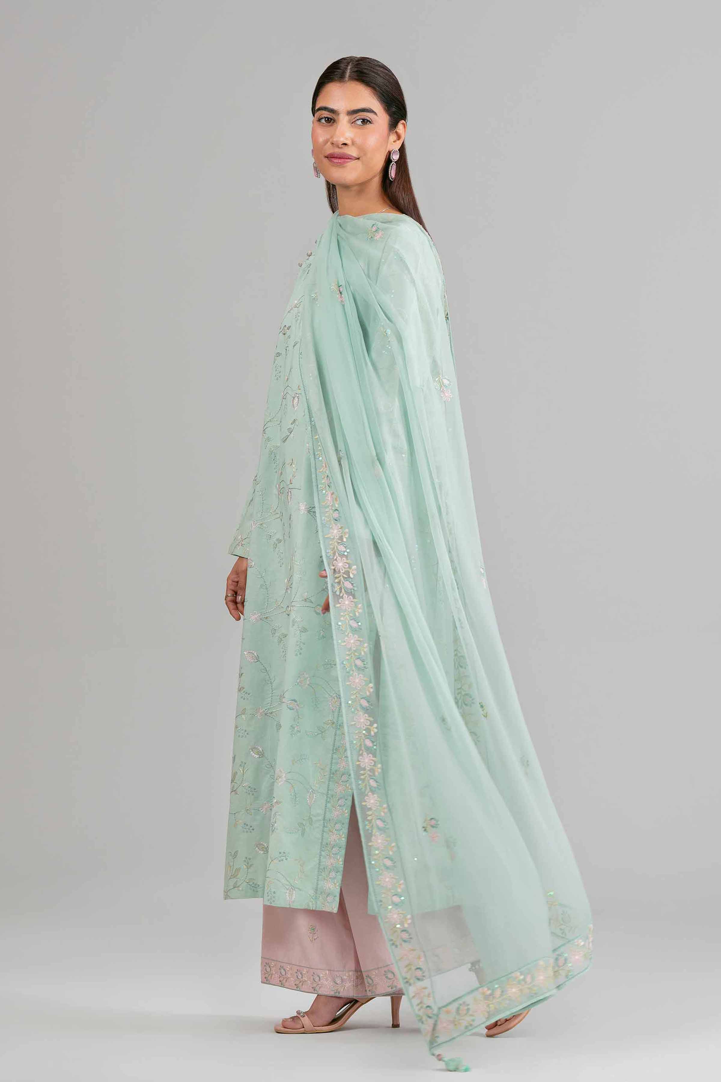 3 Piece - Embroidered Suit - 42619941