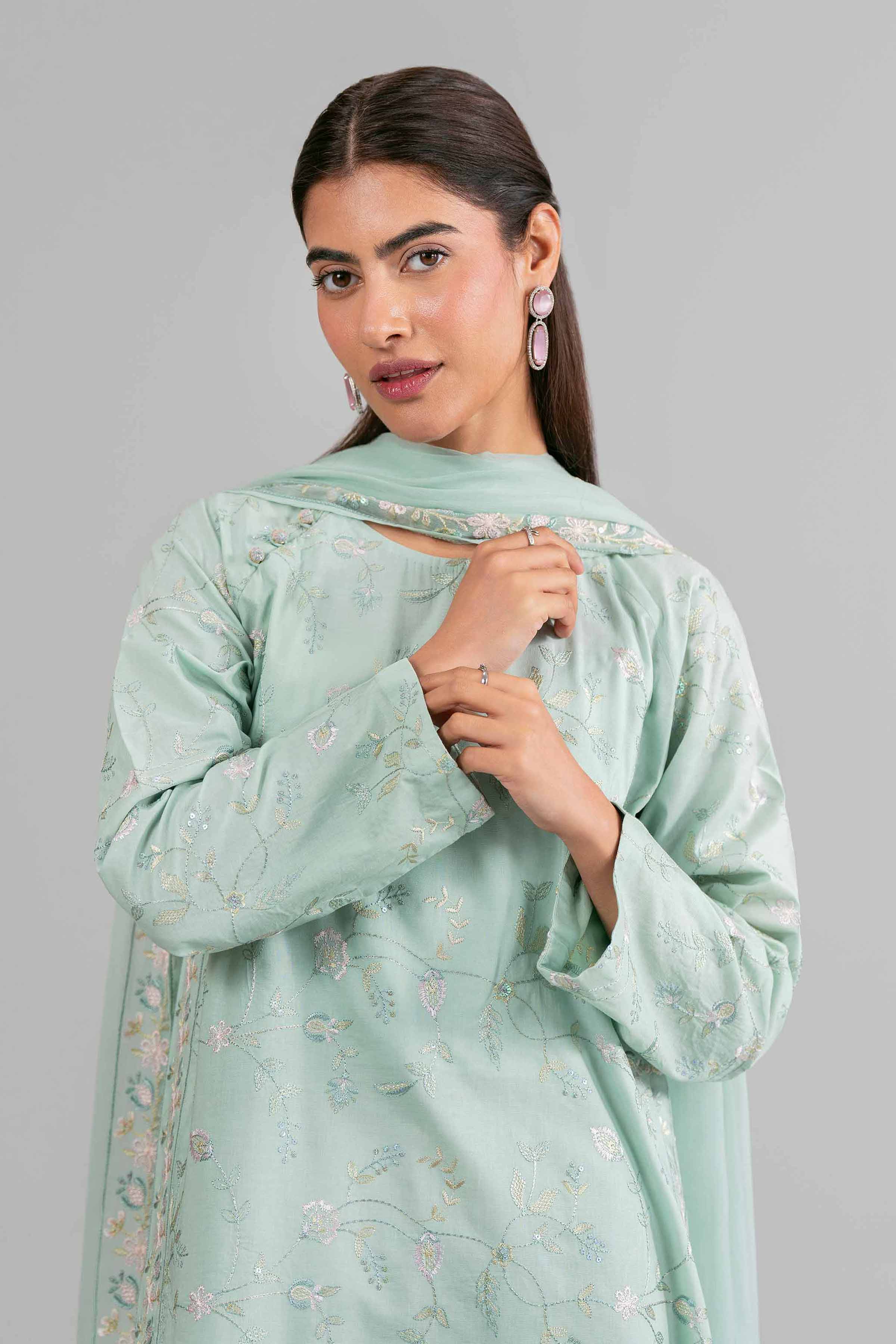 3 Piece - Embroidered Suit - 42619941