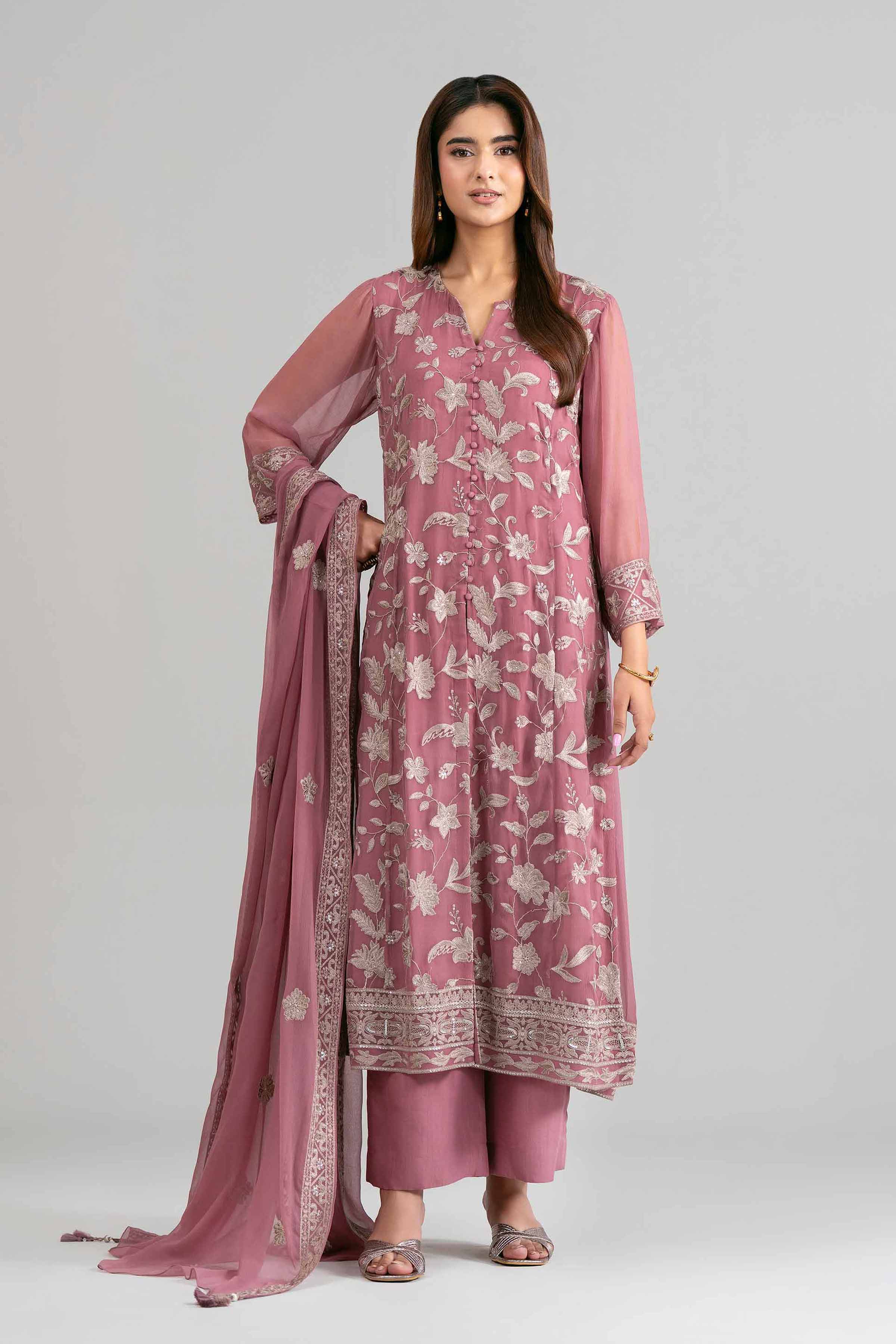 3 Piece - Embroidered Suit - 42619942
