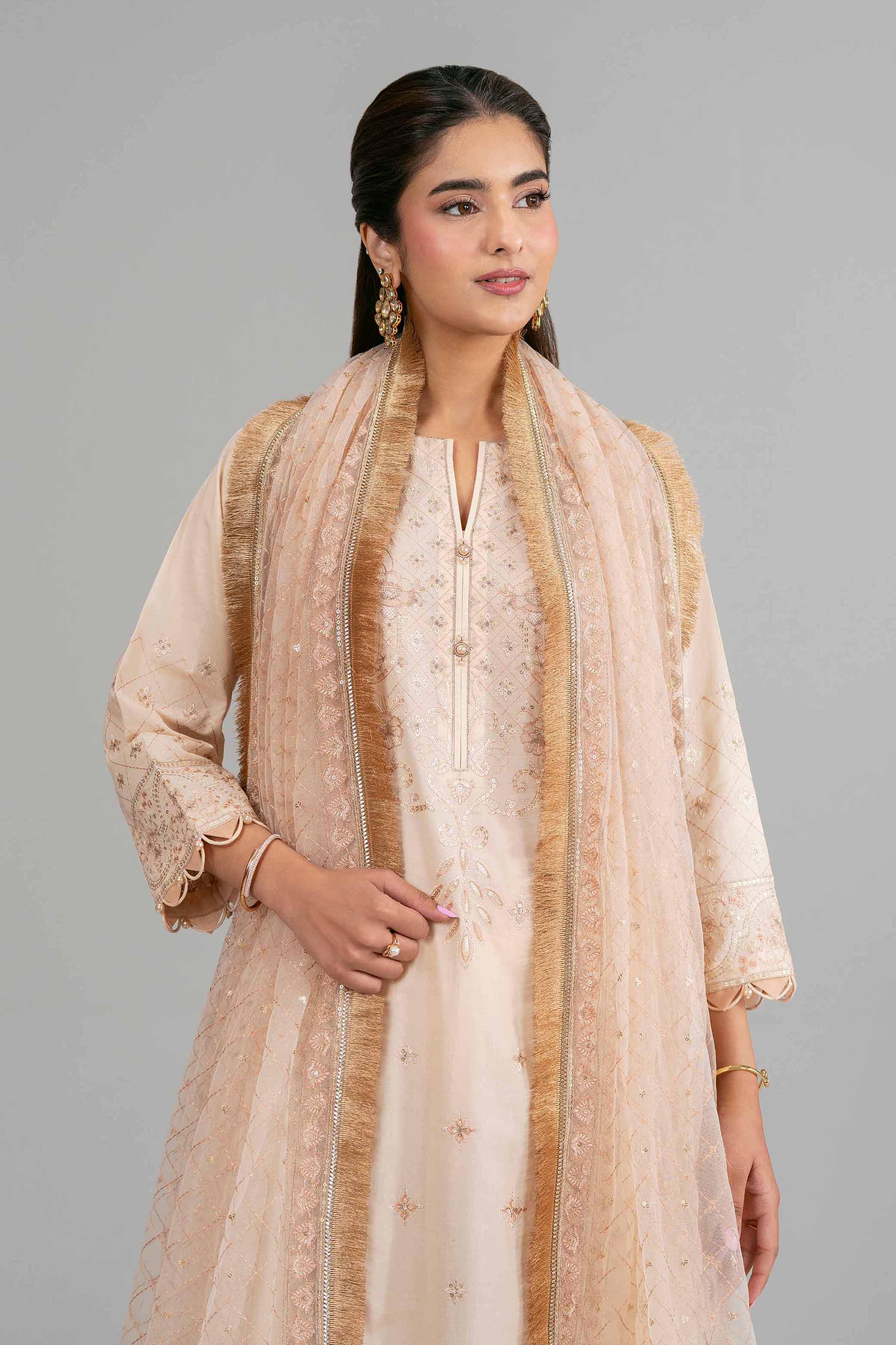 3 Piece - Embroidered Suit - 42619953