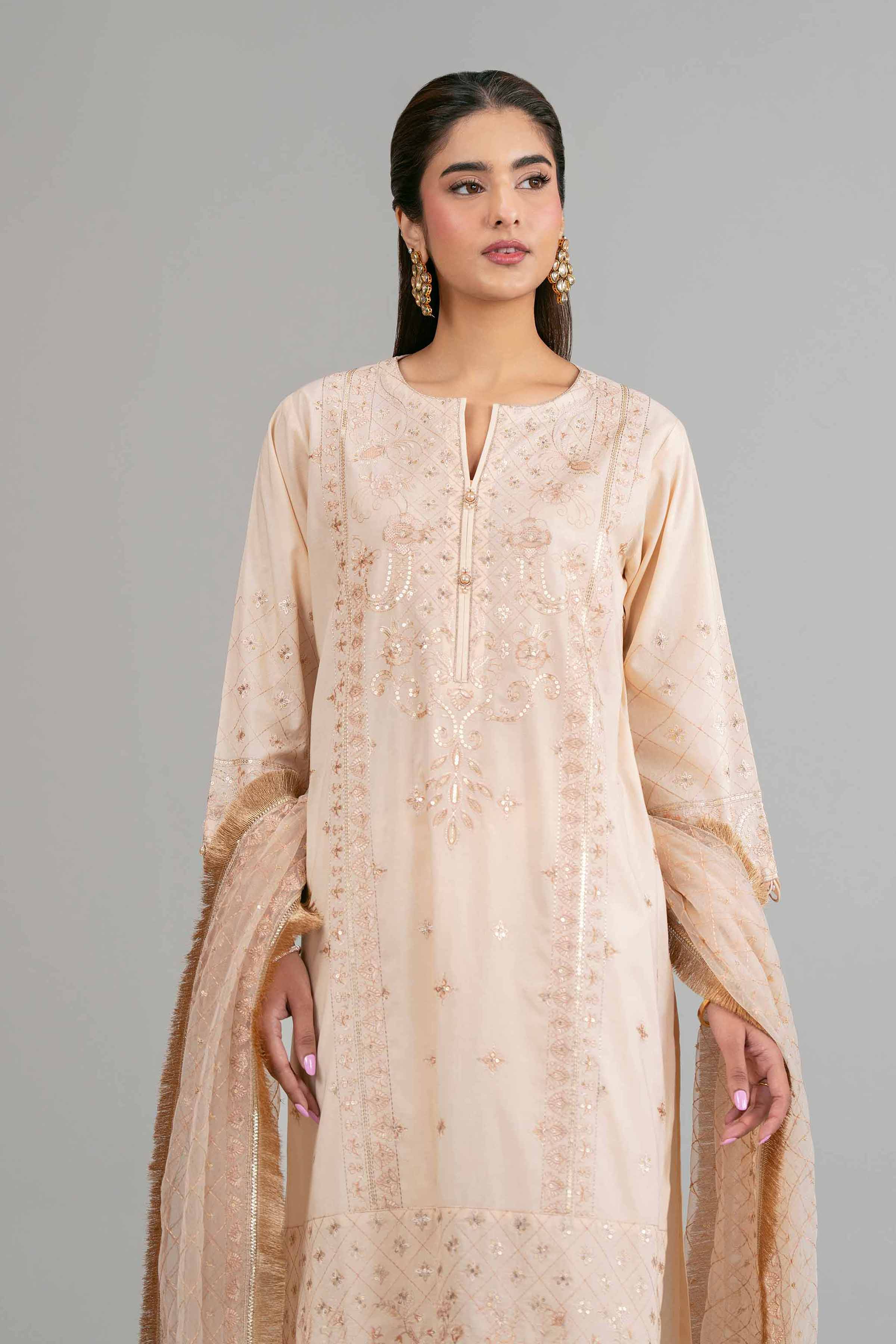 3 Piece - Embroidered Suit - 42619953