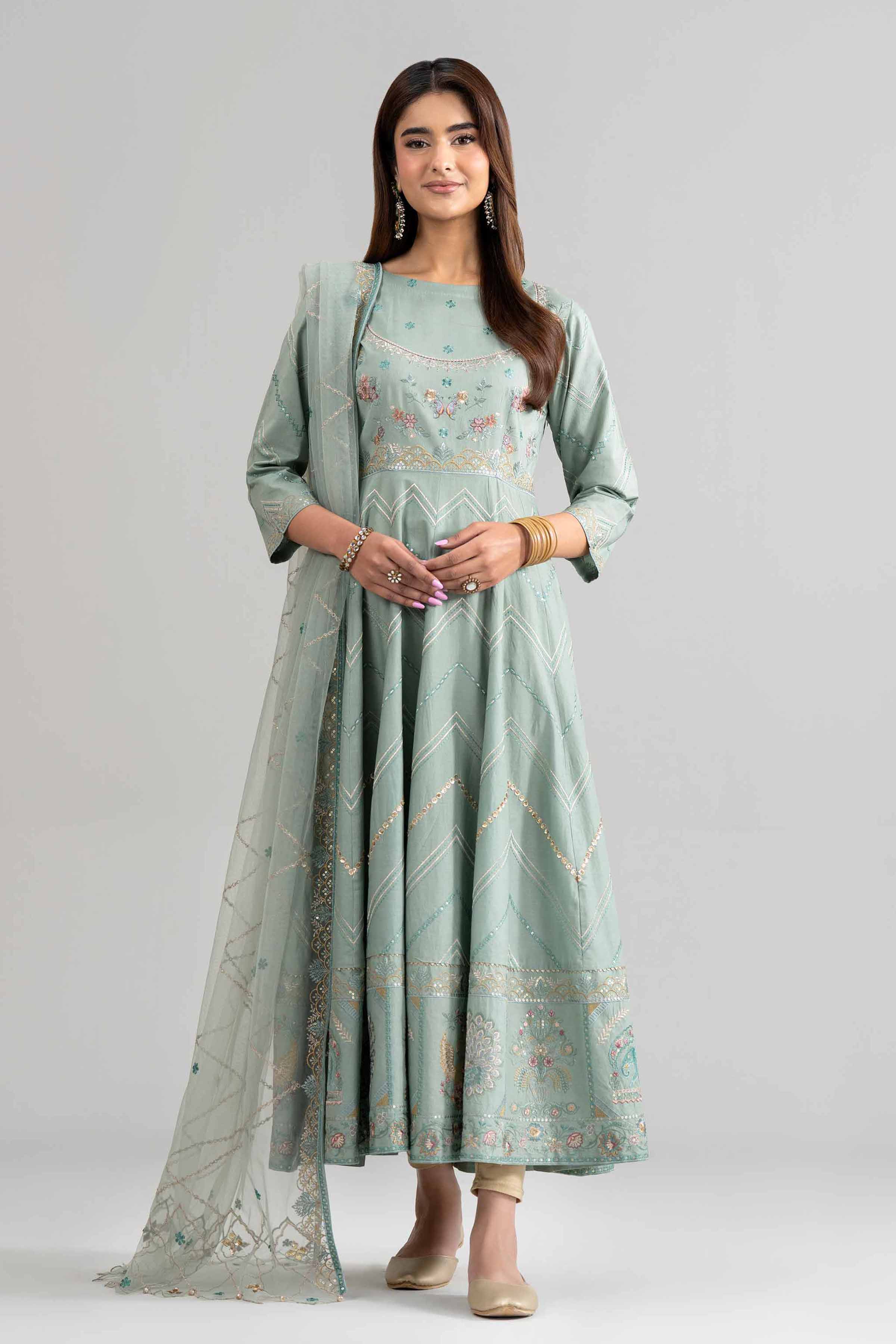 2 Piece - Embroidered Suit - 42619954