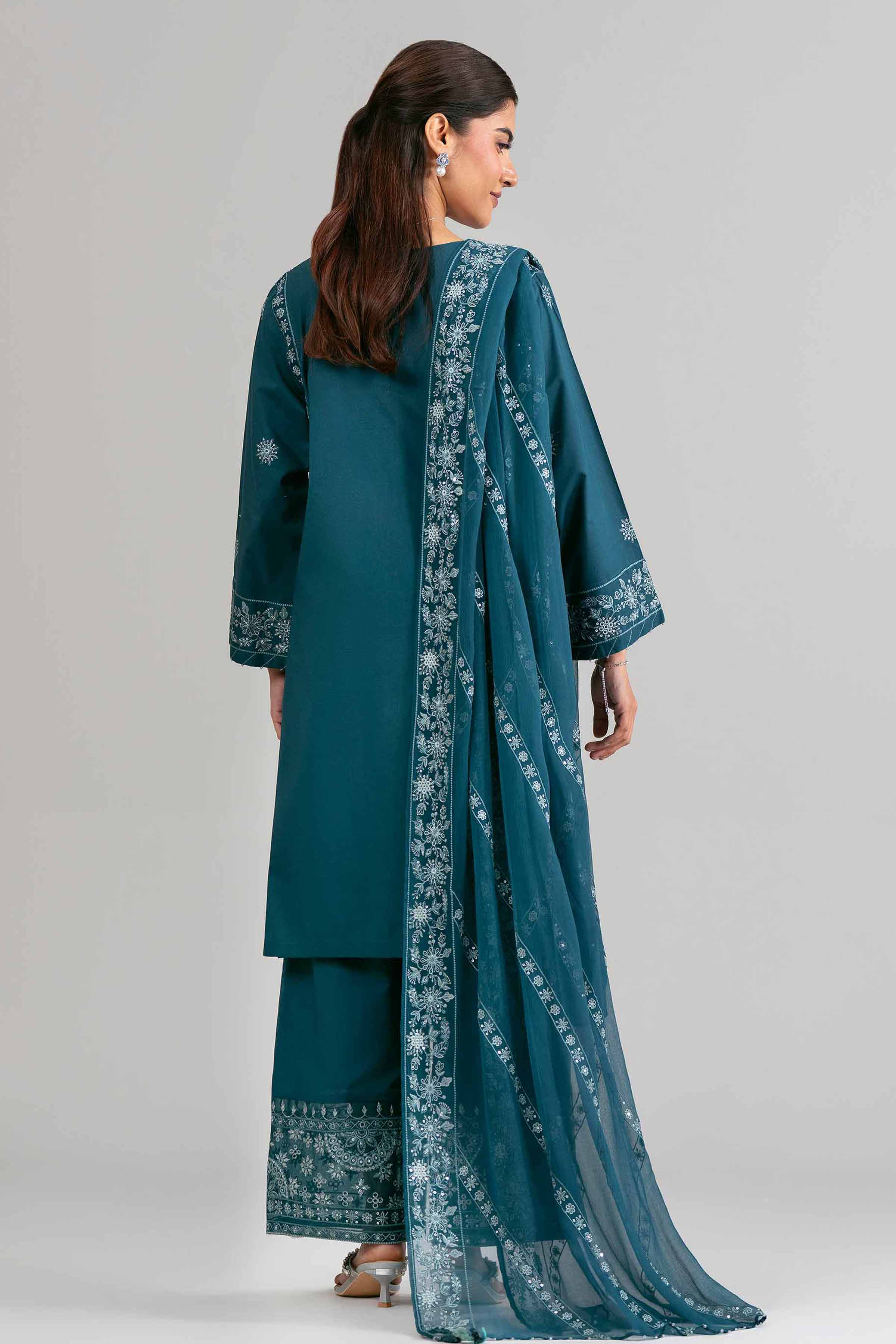 3 Piece - Embroidered Suit - 42619957