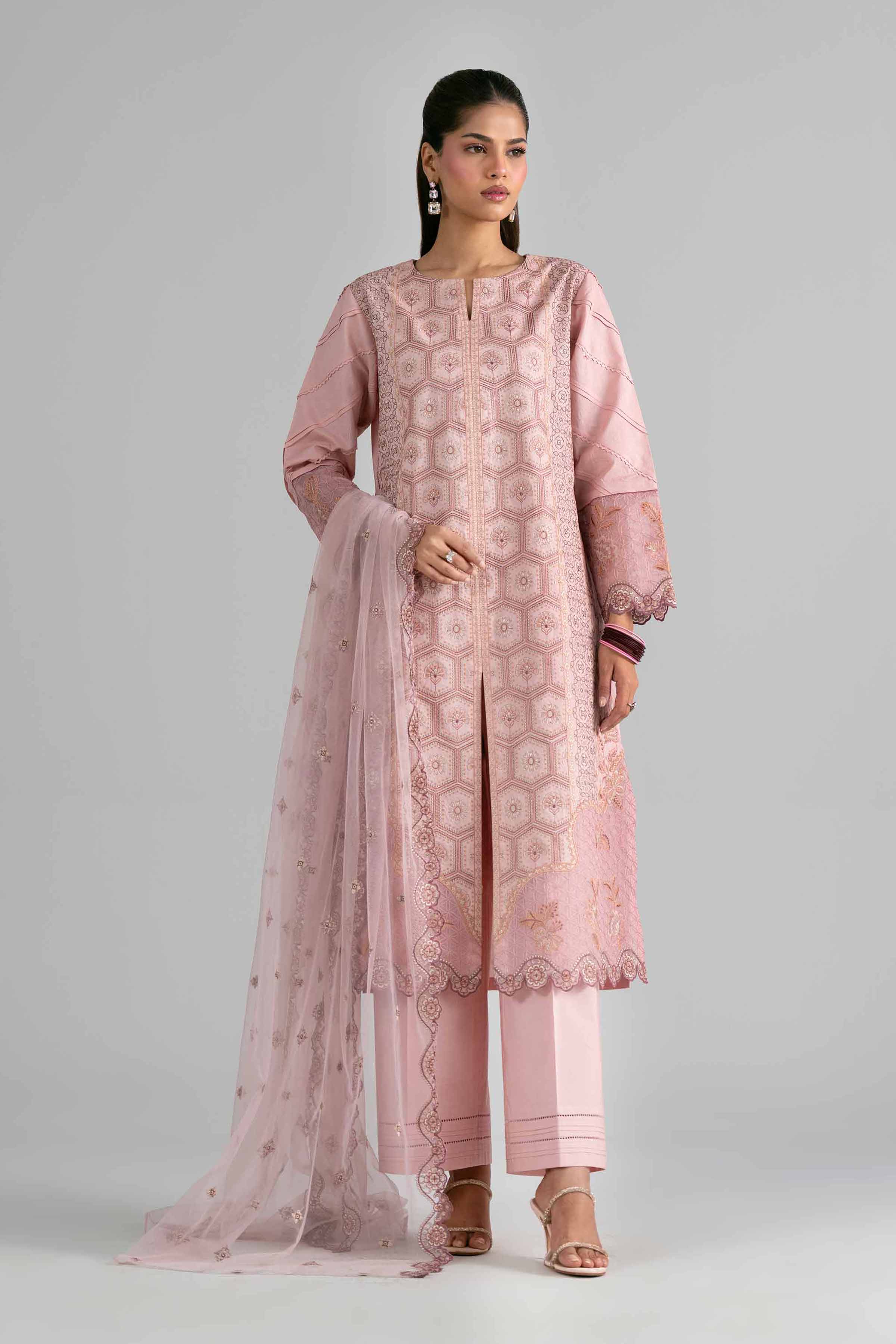 3 Piece - Embroidered Suit - 42619968