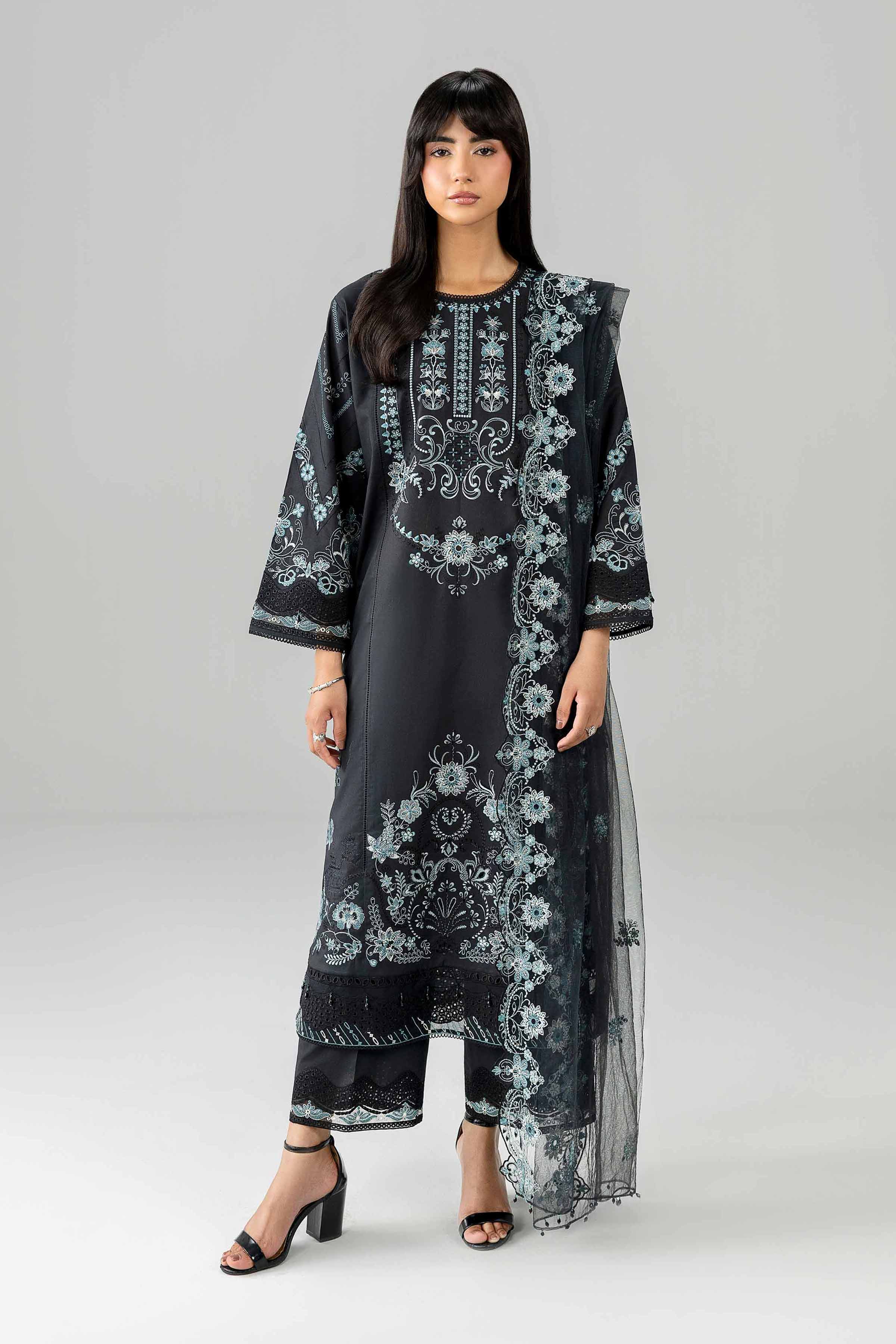 3 Piece - Embroidered Suit - 42619972