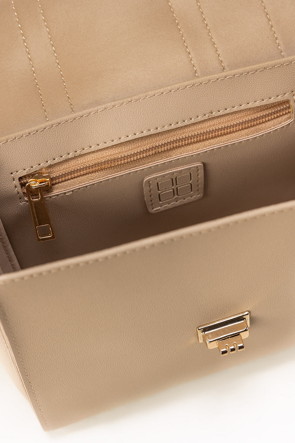 Beige Cross Body Bag
