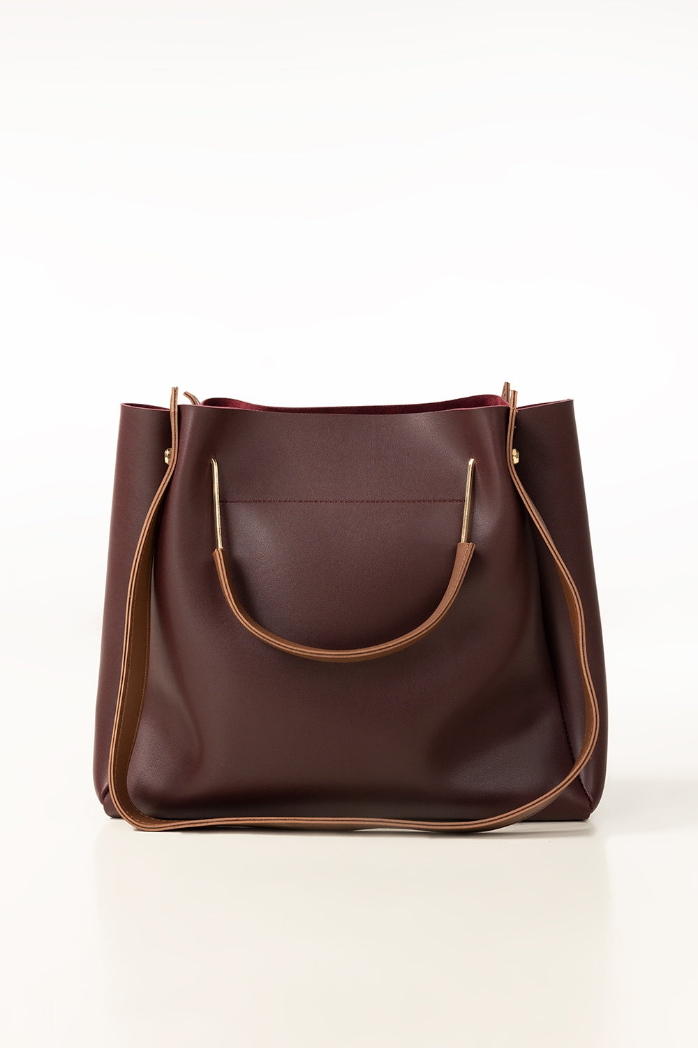 Maroon Bucket Bag
