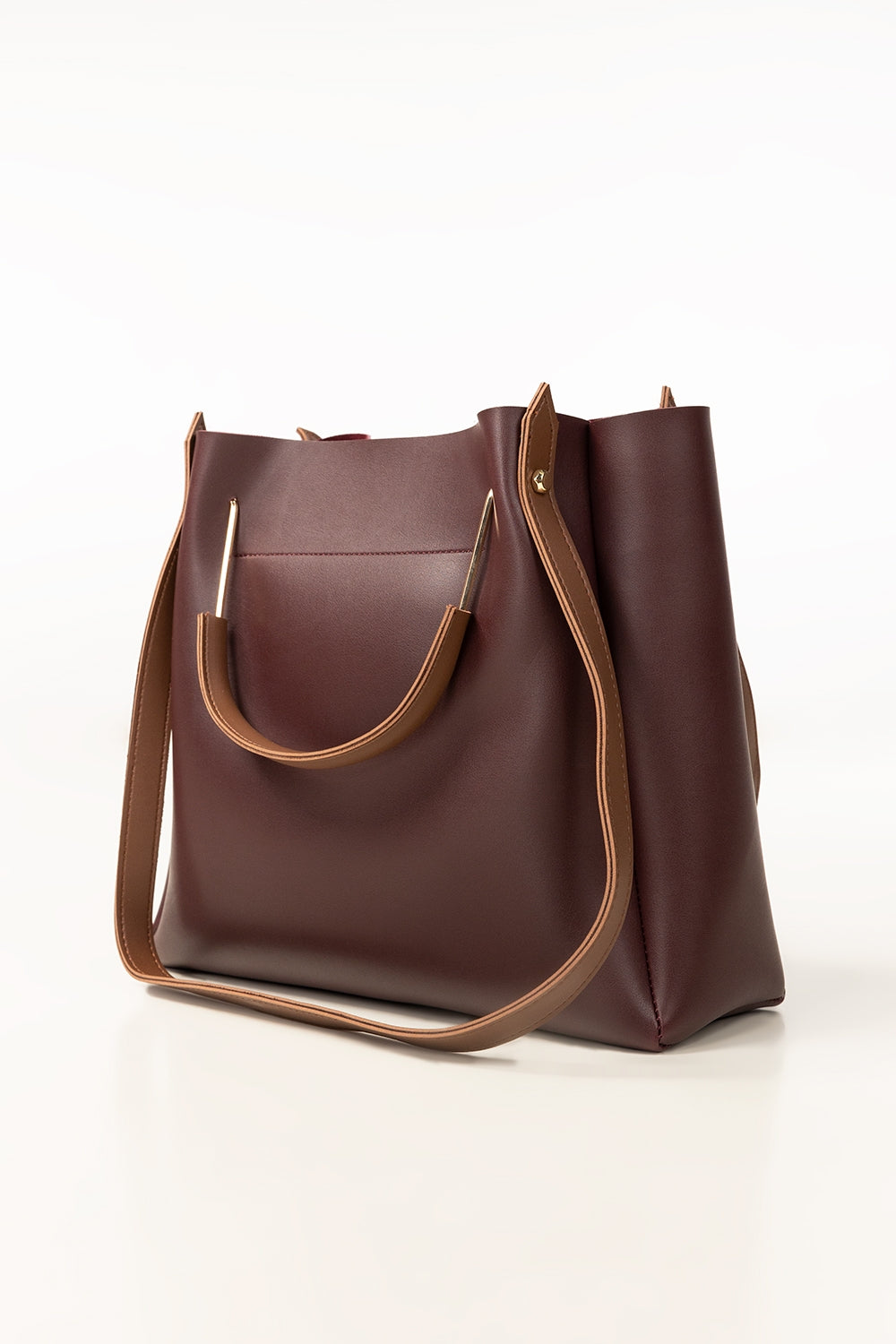 Maroon Bucket Bag