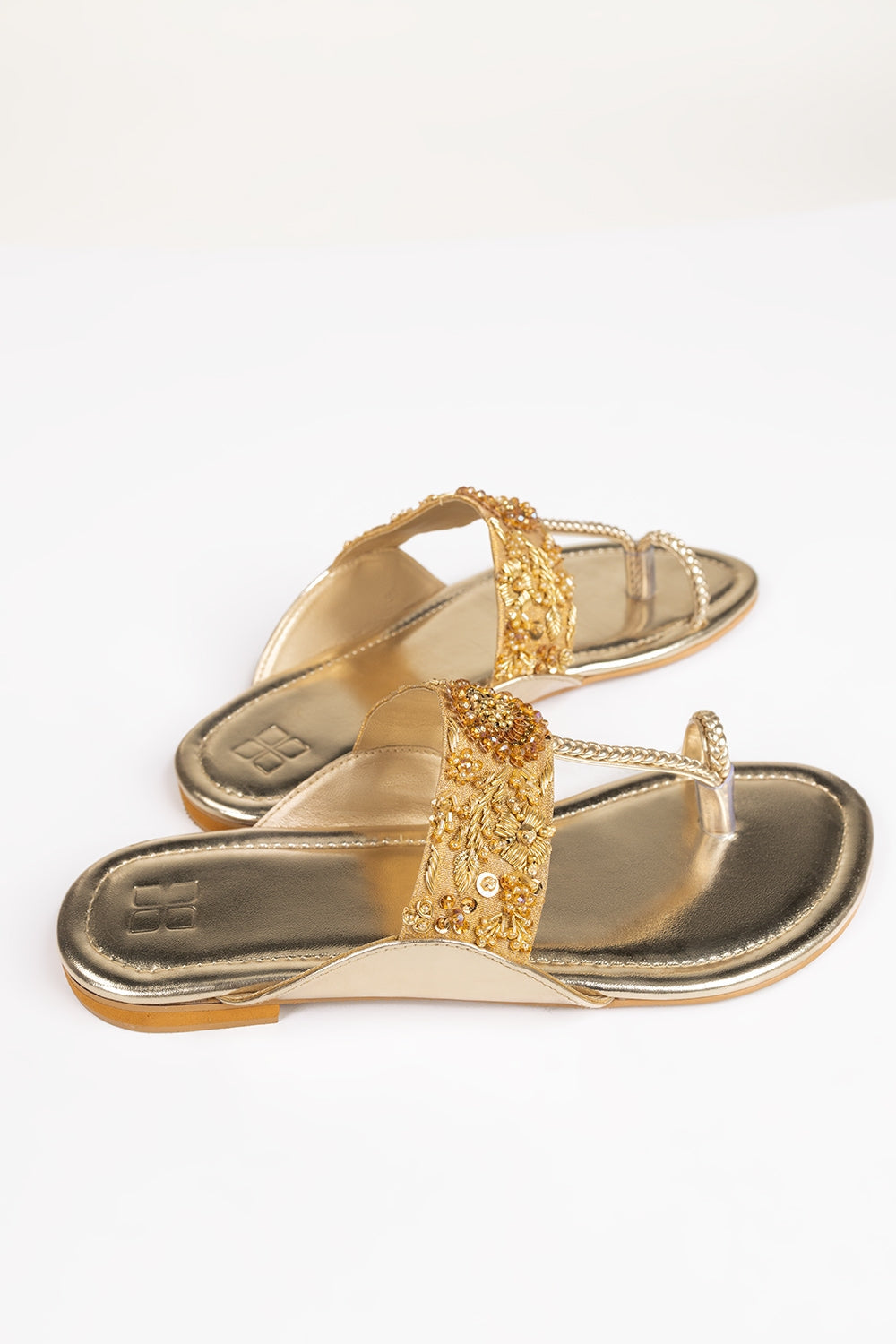 Women Golden Kolhapuri