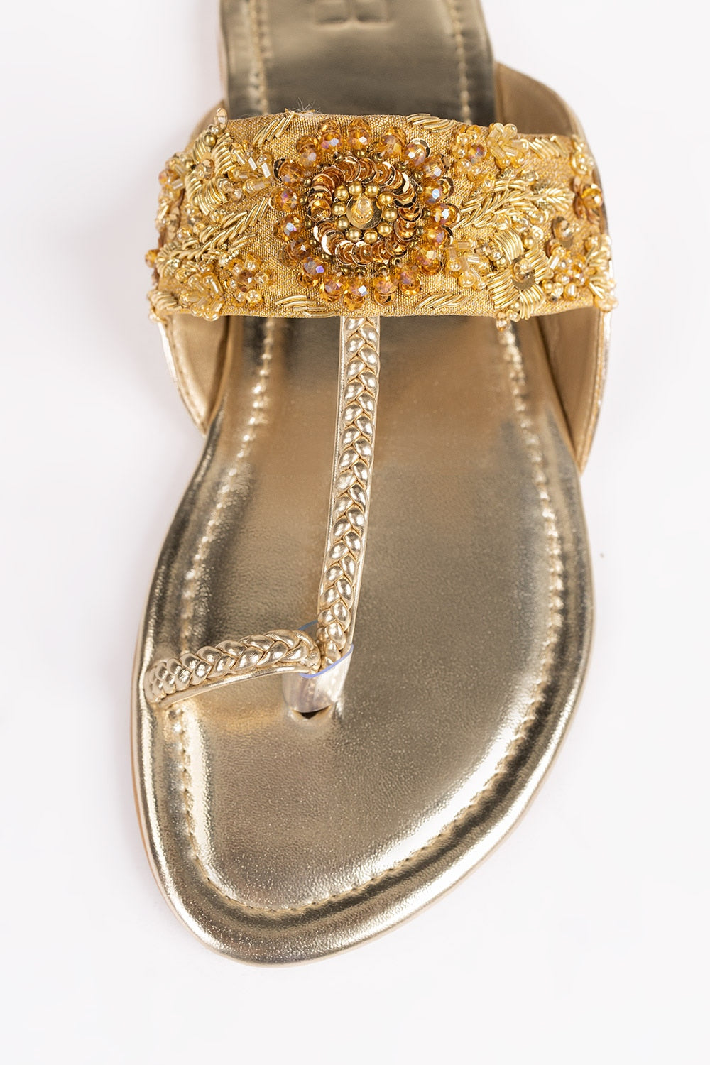 Women Golden Kolhapuri