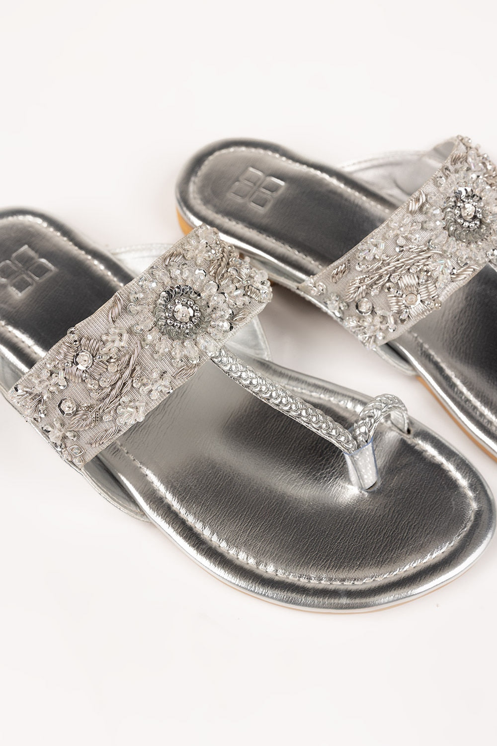 Women Silver Kolhapuri Ifs-Klp25-006
