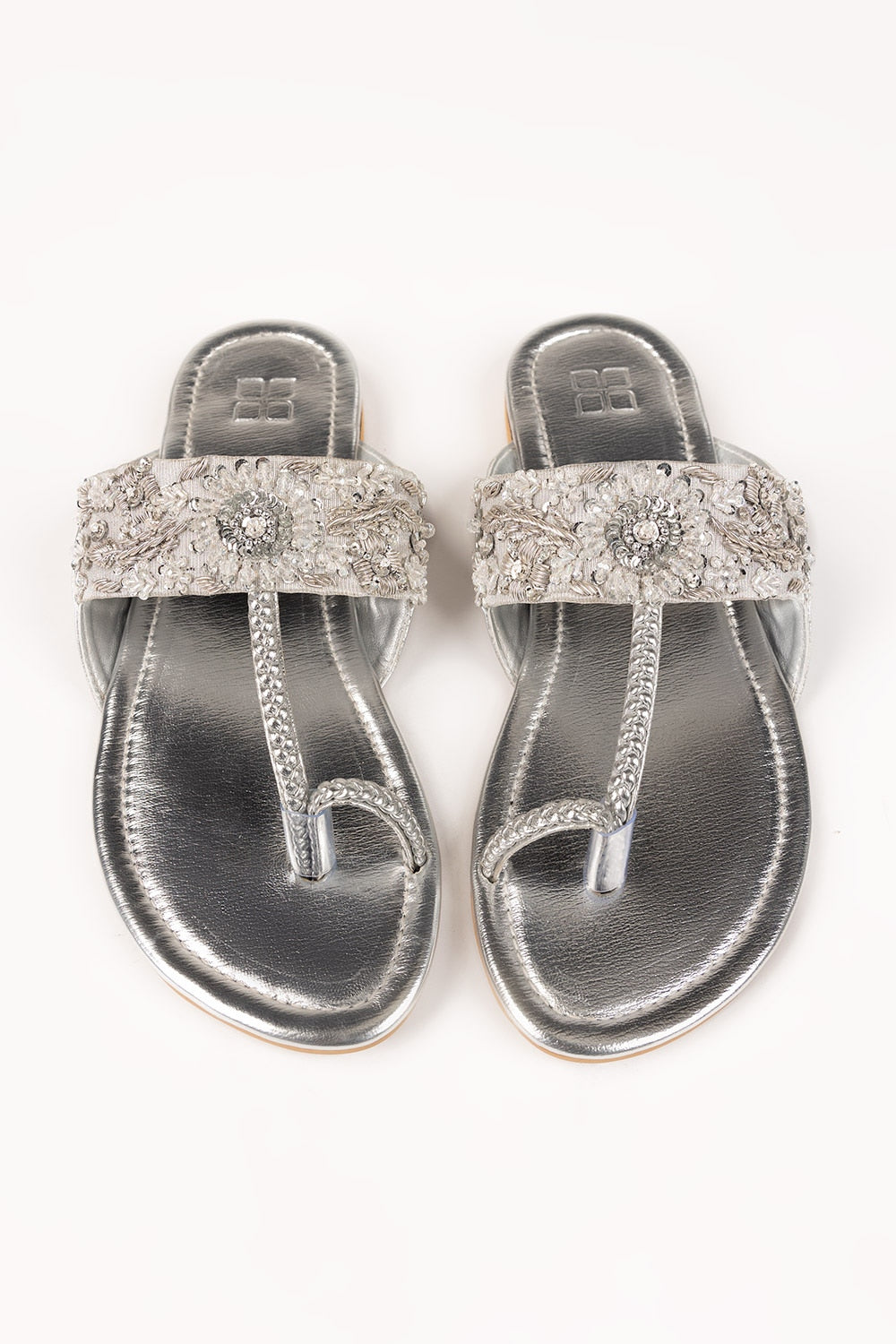 Women Silver Kolhapuri Ifs-Klp25-006