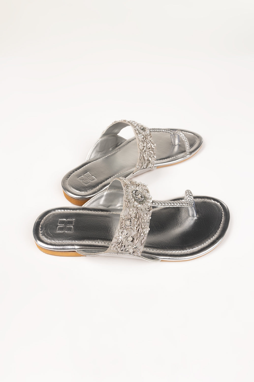 Women Silver Kolhapuri Ifs-Klp25-006