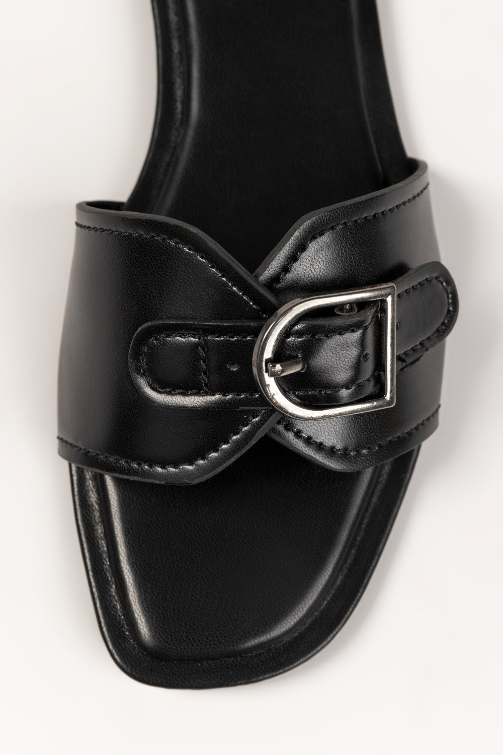 Women Black Slipper Ifs-Slp25-001