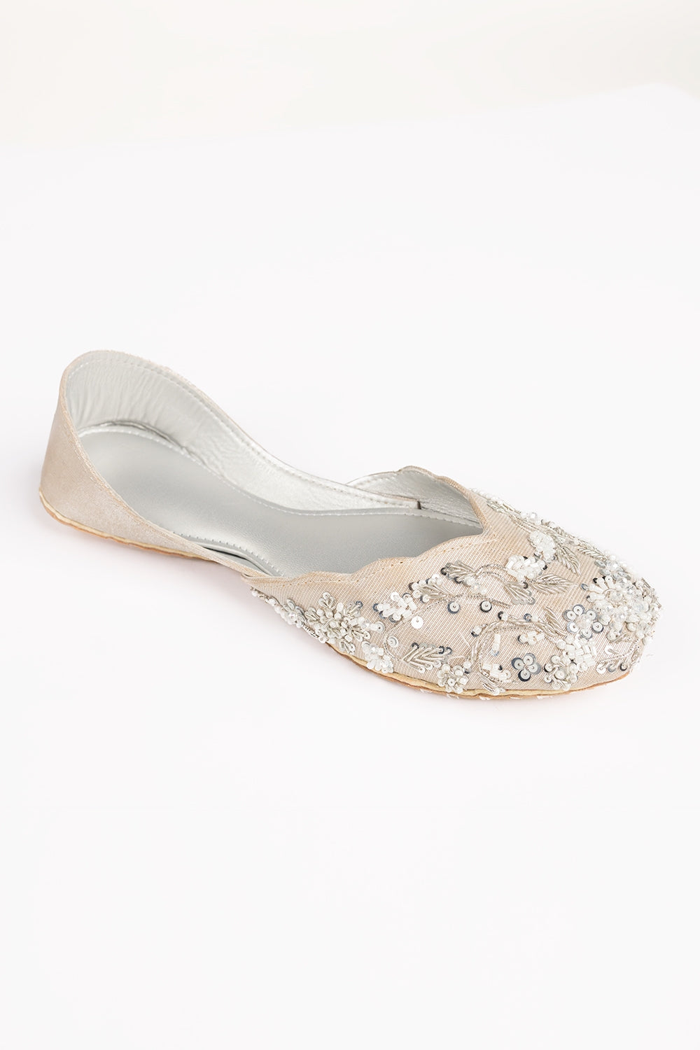 Women Silver Khussa