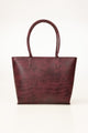 Burgundy Tote Bag