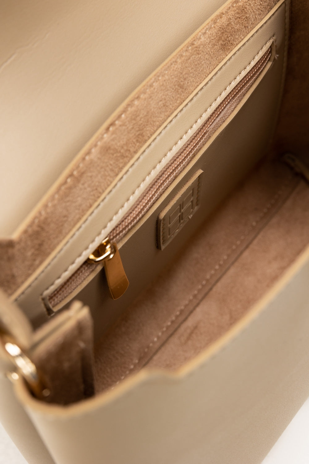 Beige Handbag