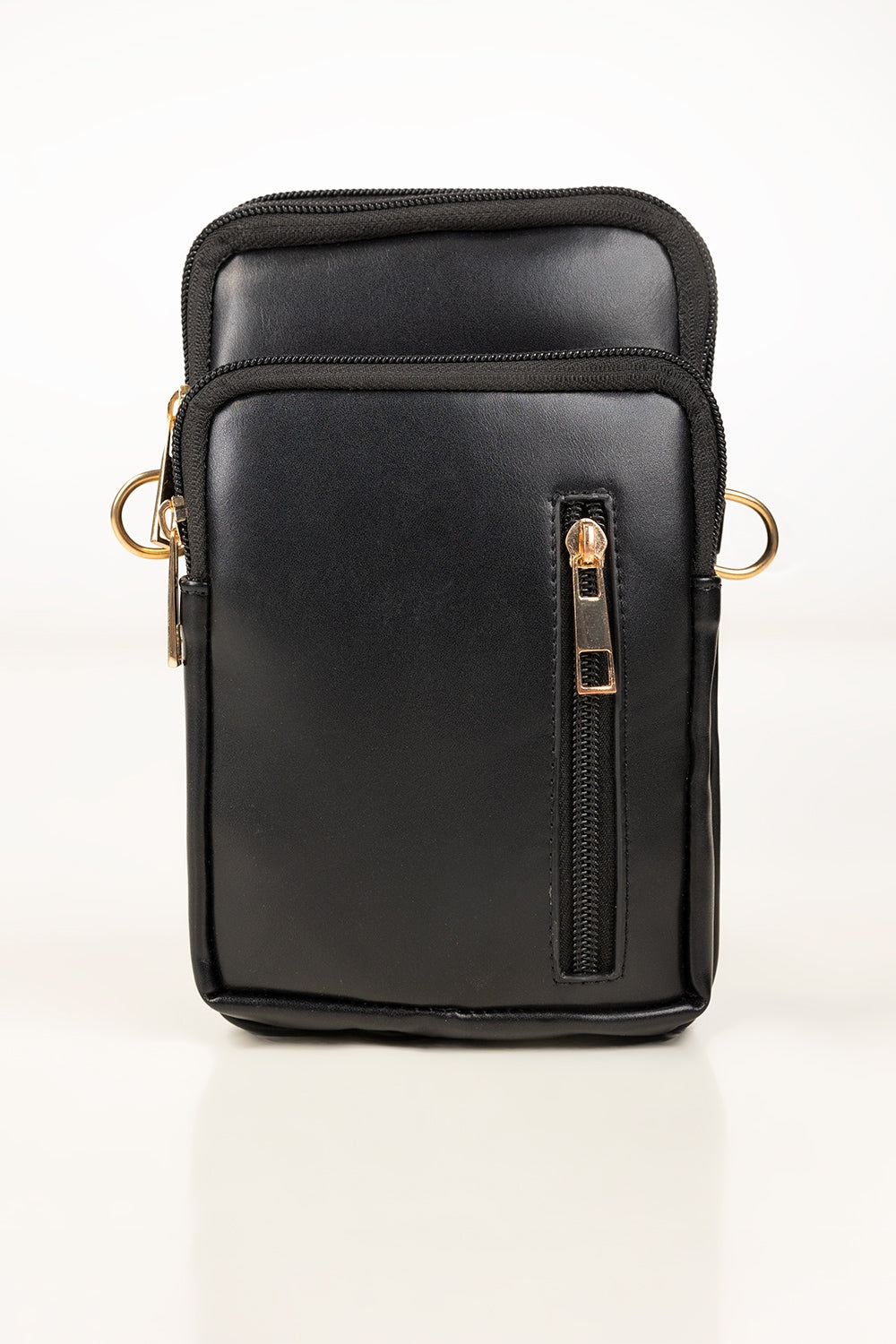 Black Cross Body Wallet