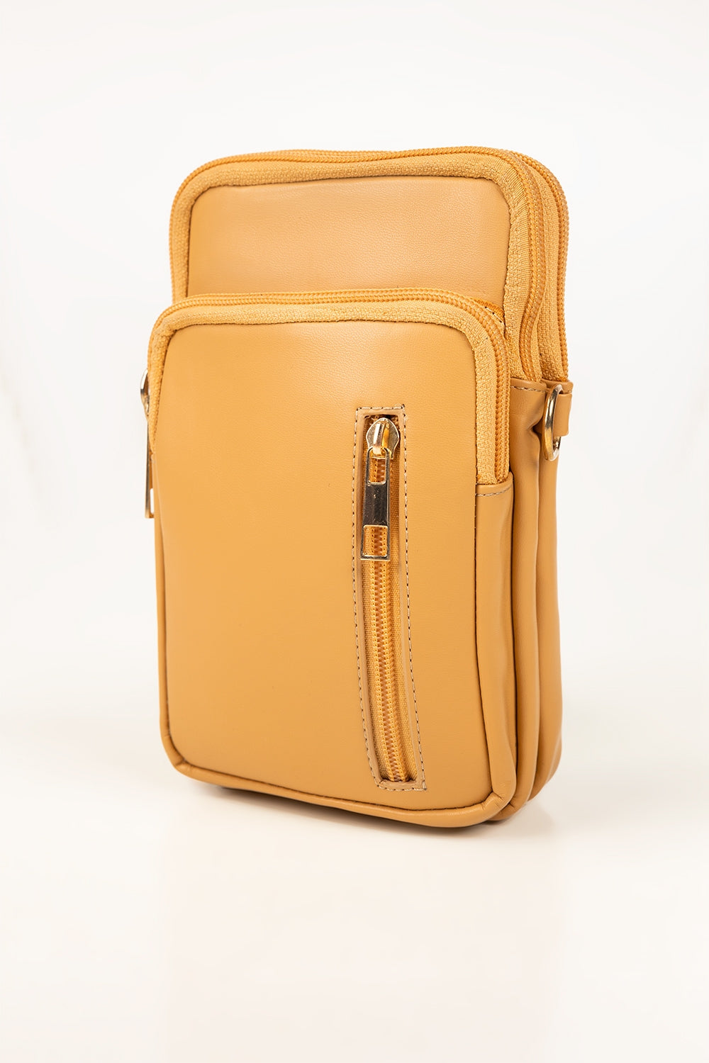 Yellow Cross Body Wallet