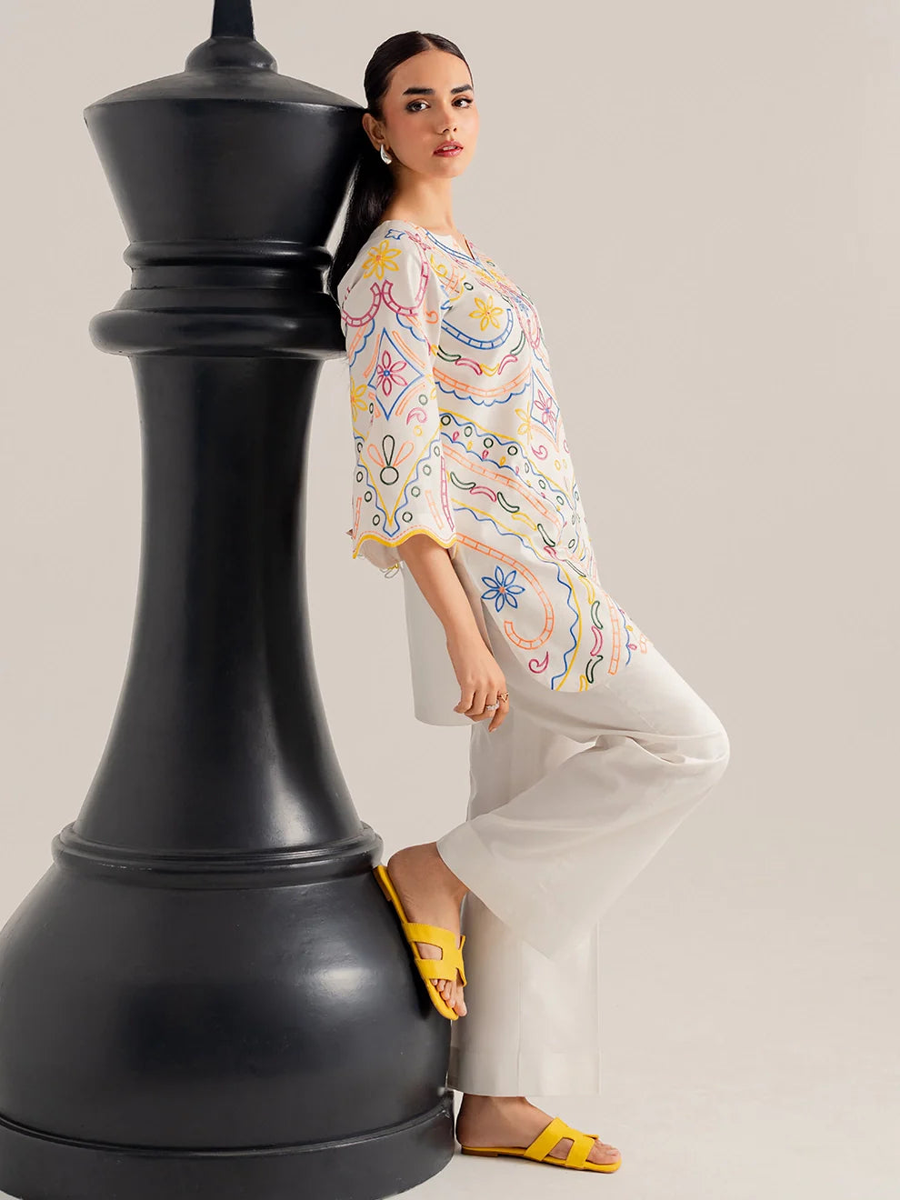 Raveel | 2Pc Embroidered Cotton Set