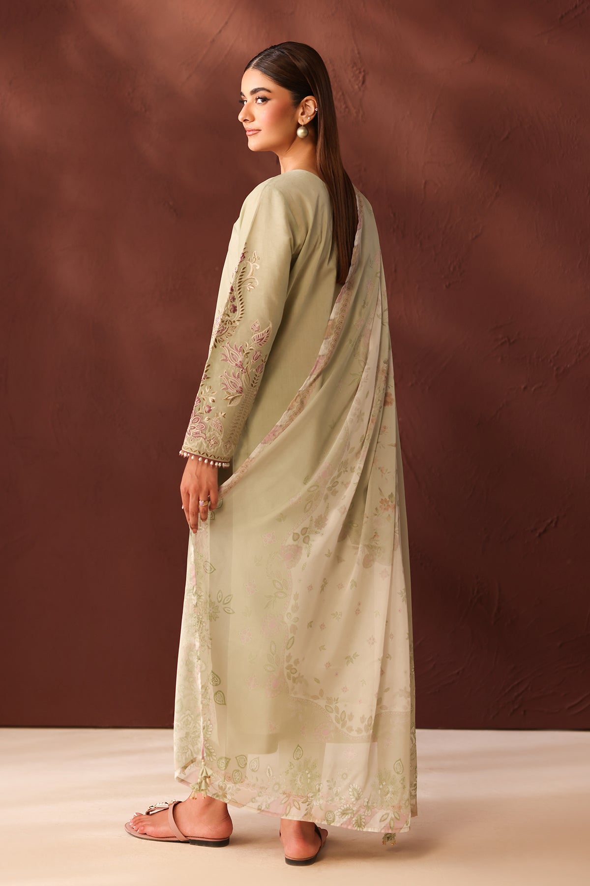 EMBROIDERED DOBBY LAWN SF-4482