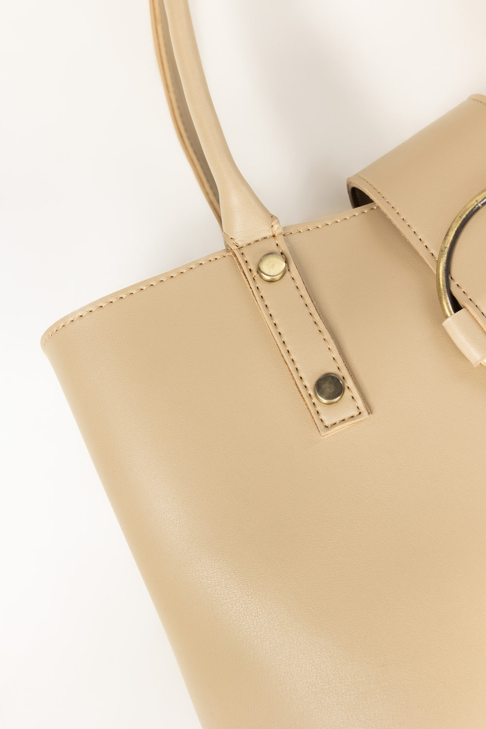 Beige Shoulder Bag