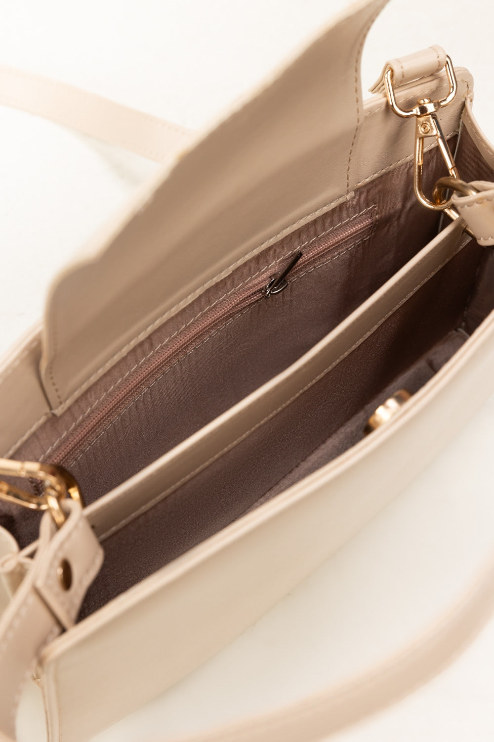 Beige Handbag