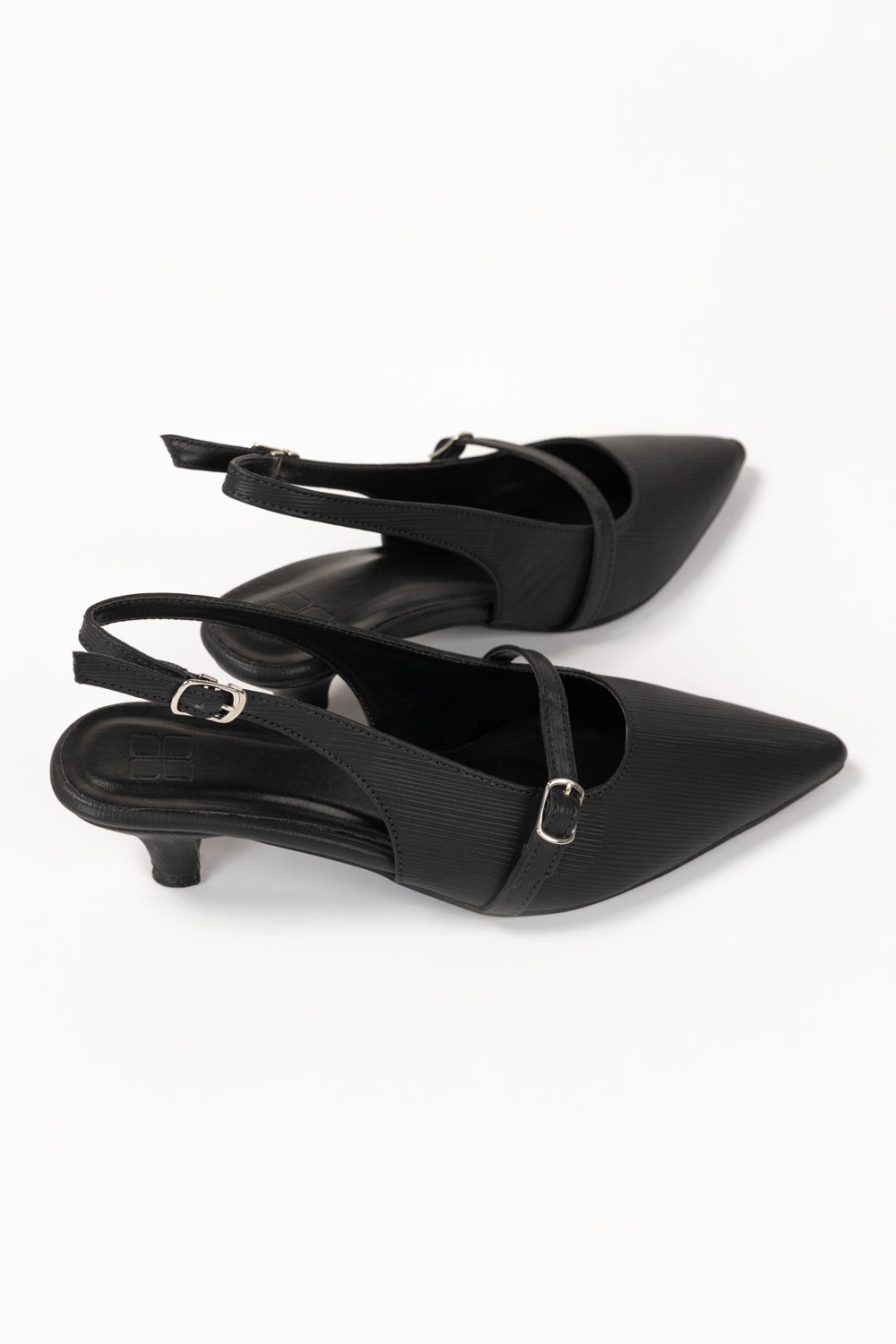 Black Sling Back