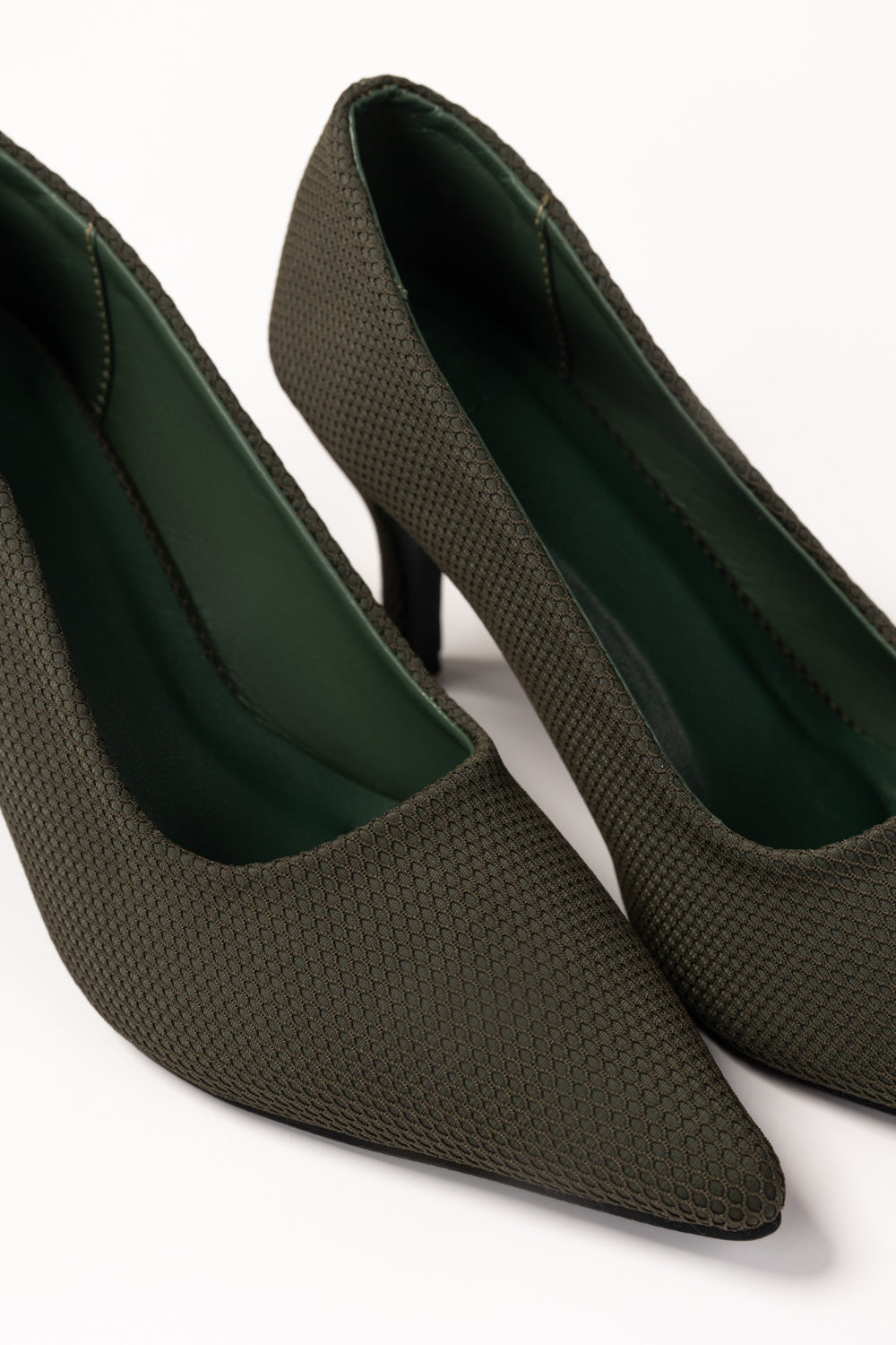 Olive Green Court Shoes