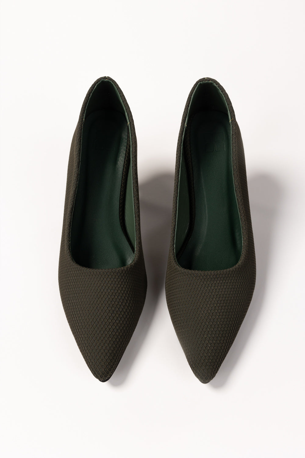 Olive Green Court Shoes