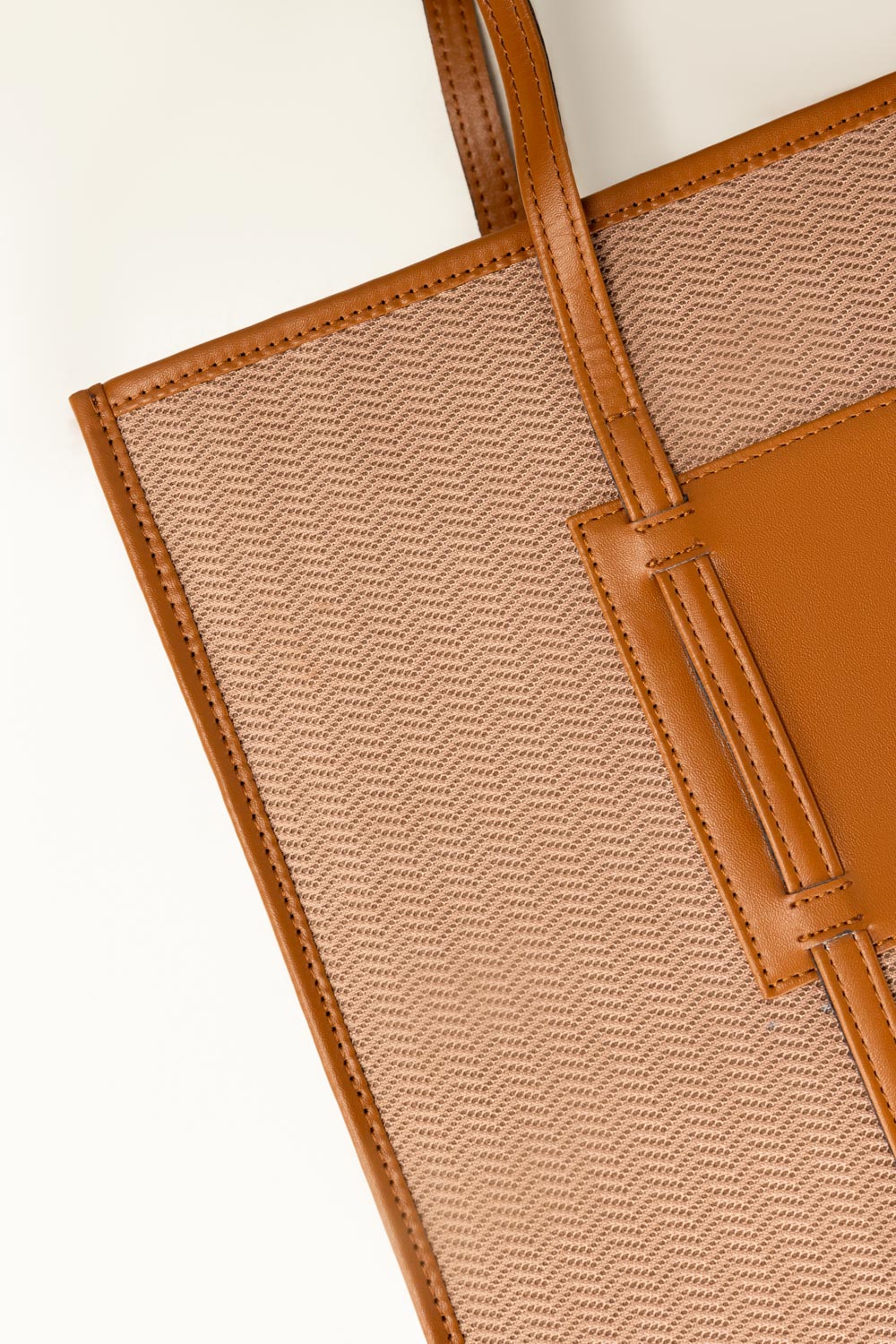 Tan Beige Tote Bag