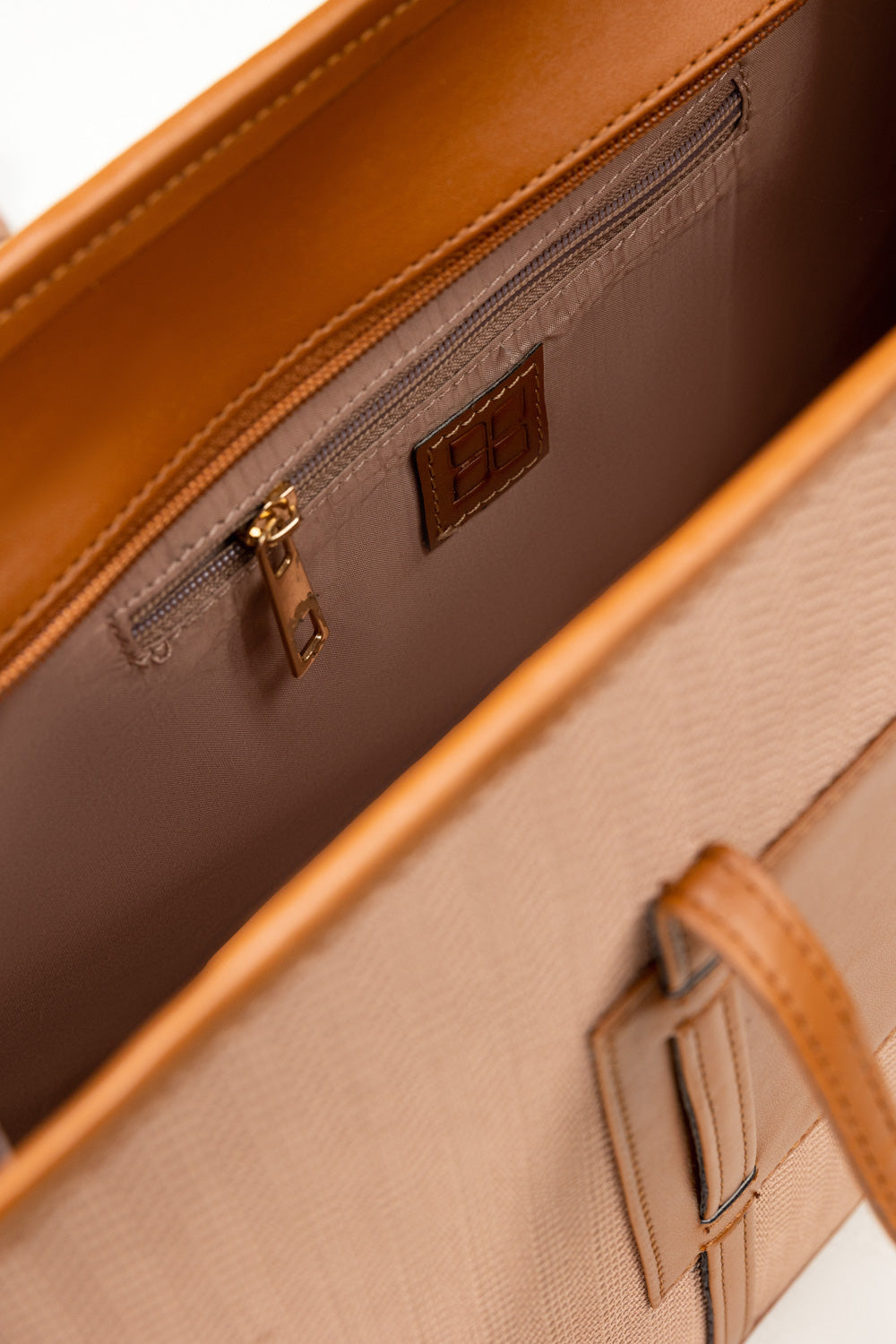 Tan Beige Tote Bag