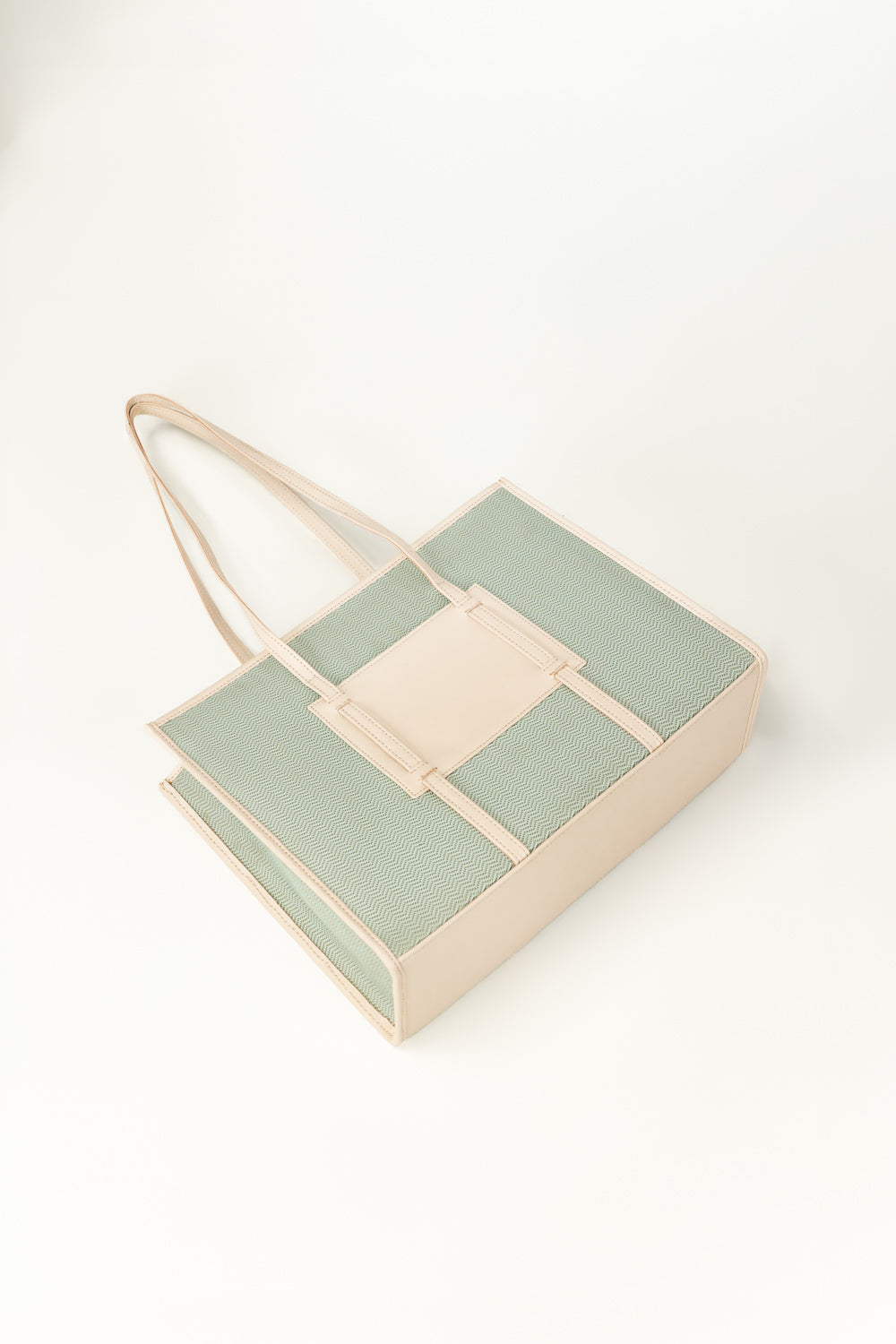Mint Beige Tote Bag