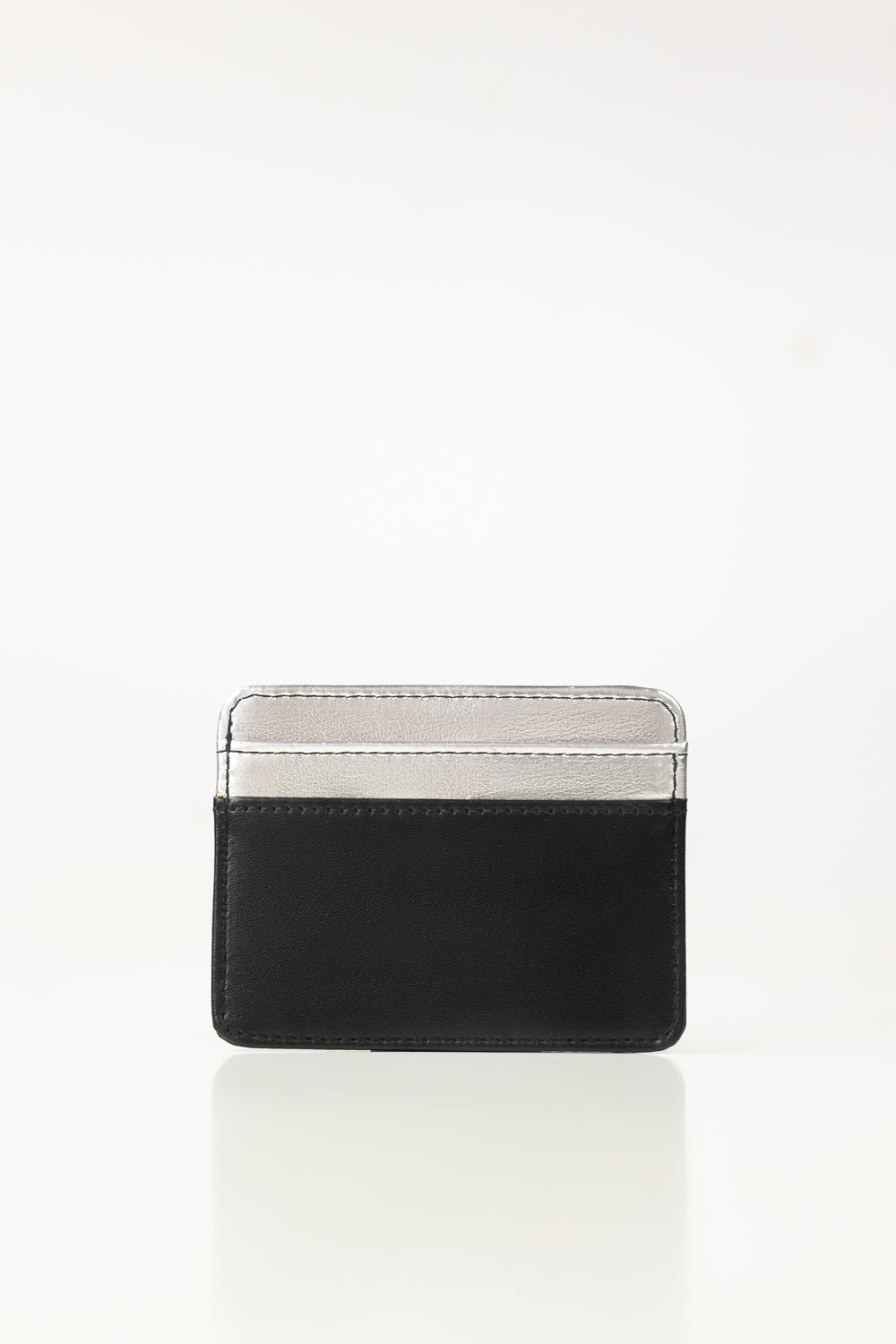 Black Silver Card Holder
