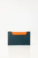 Orange Teal Card Holder