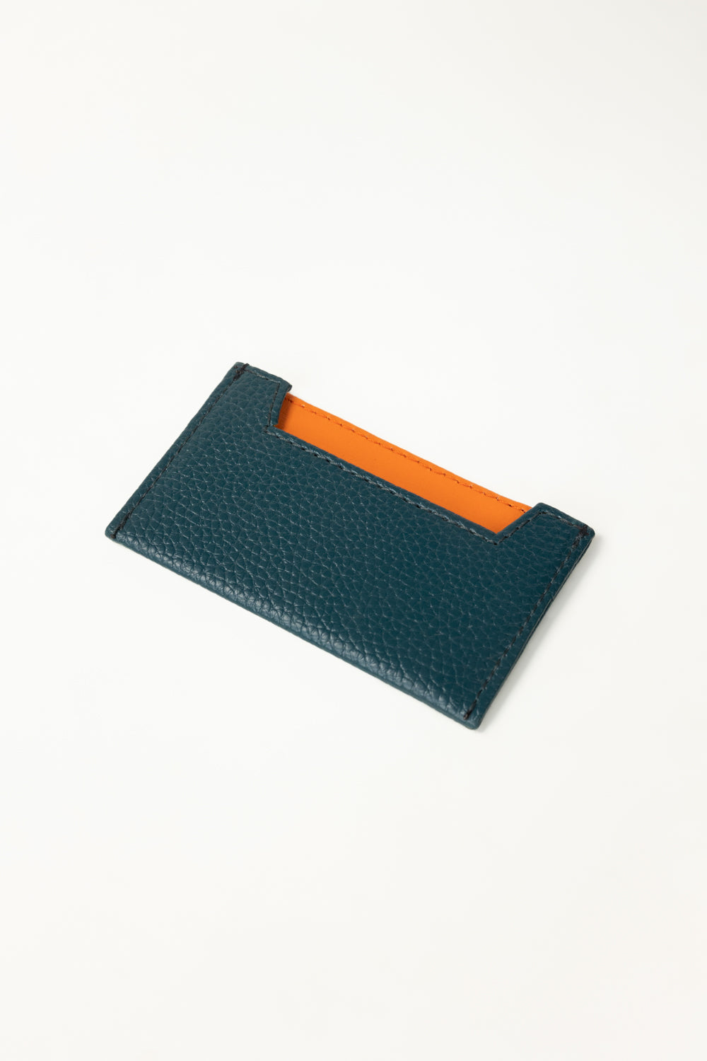 Orange Teal Card Holder