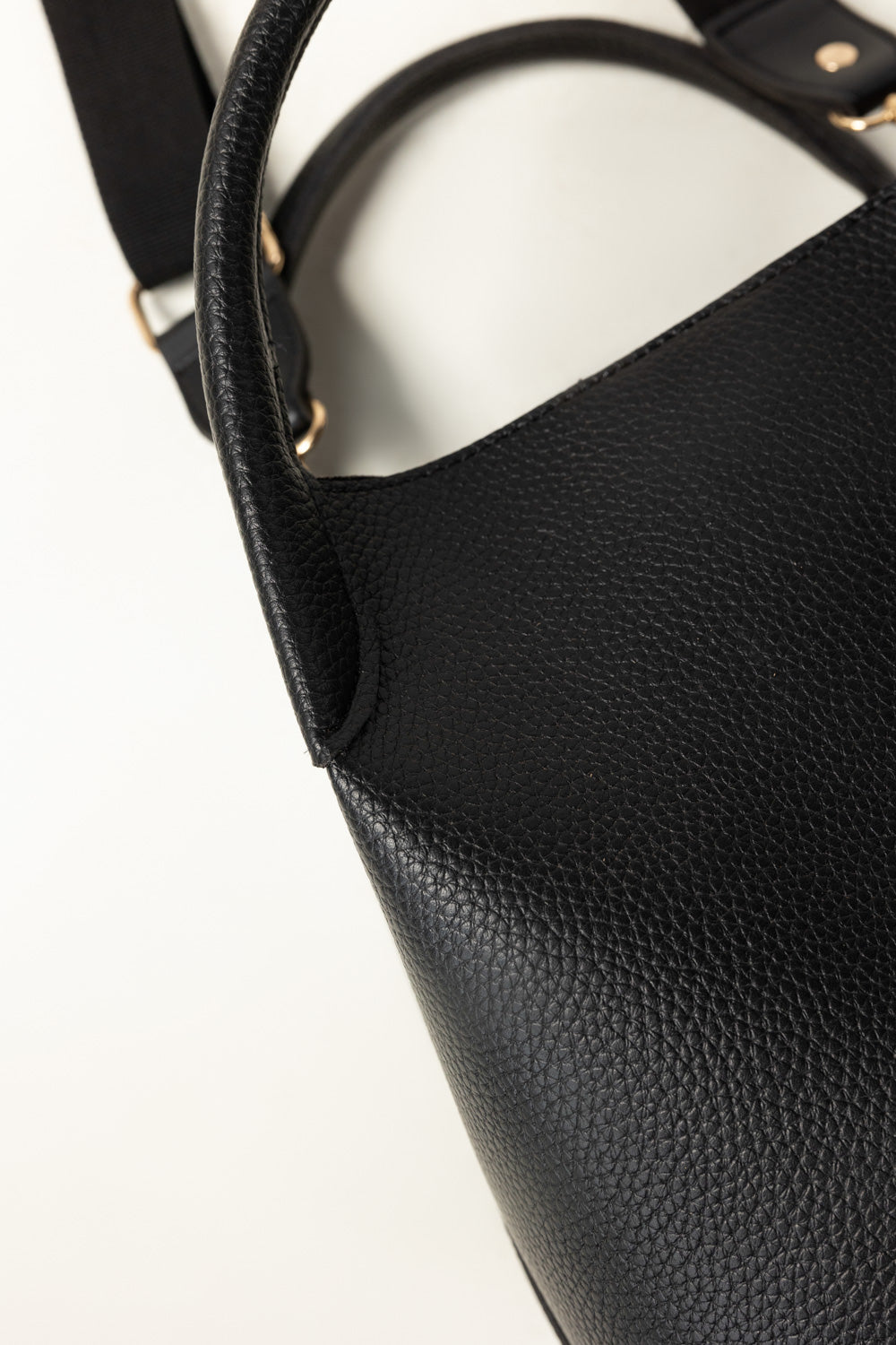 Black Bucket Bag