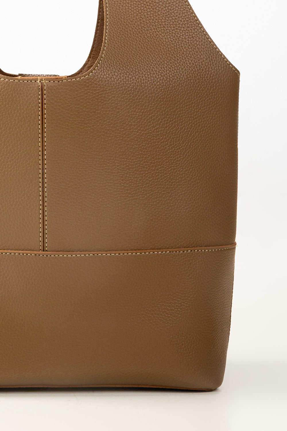 Dark Beige Tote Bag