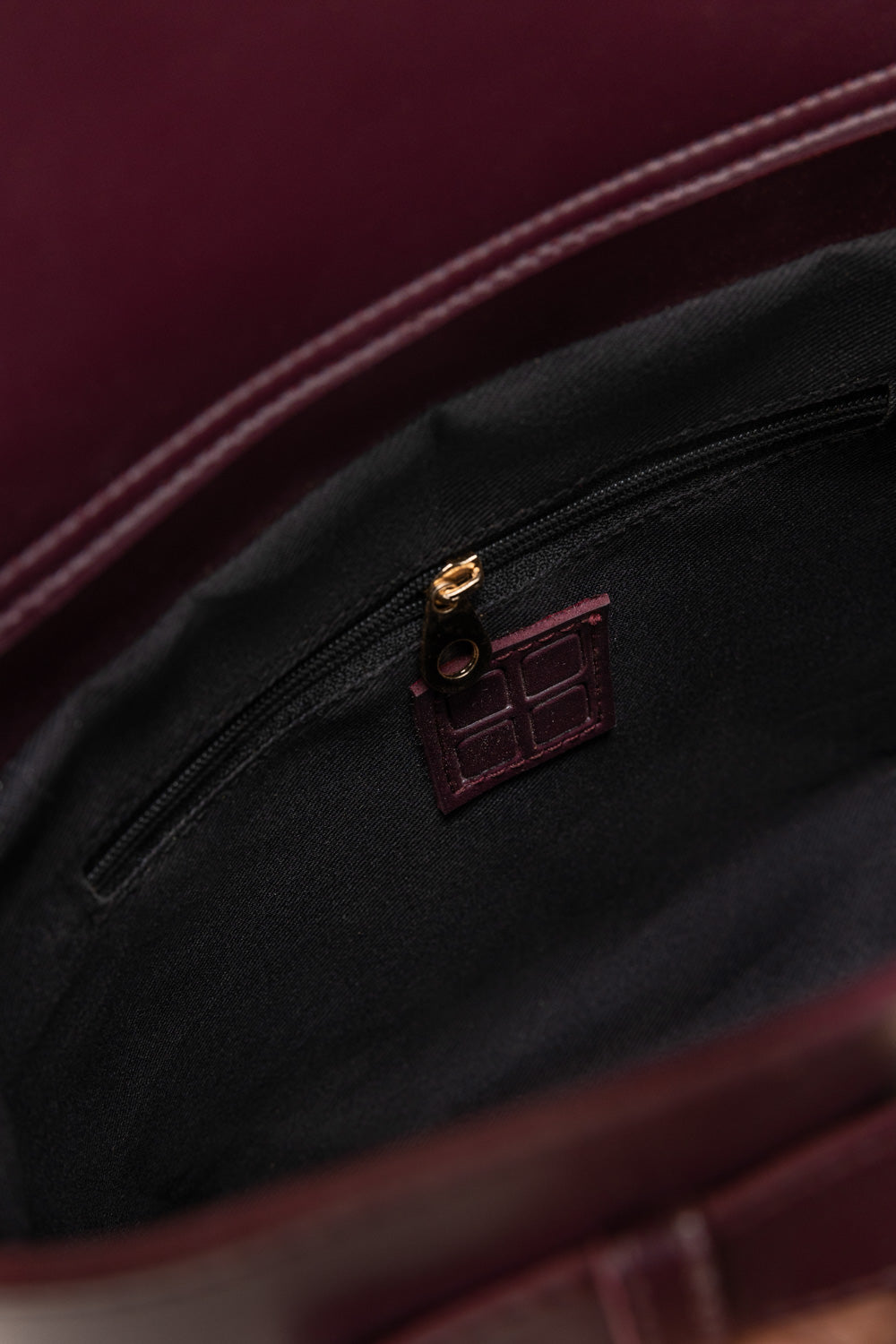 Maroon Bucket Bag