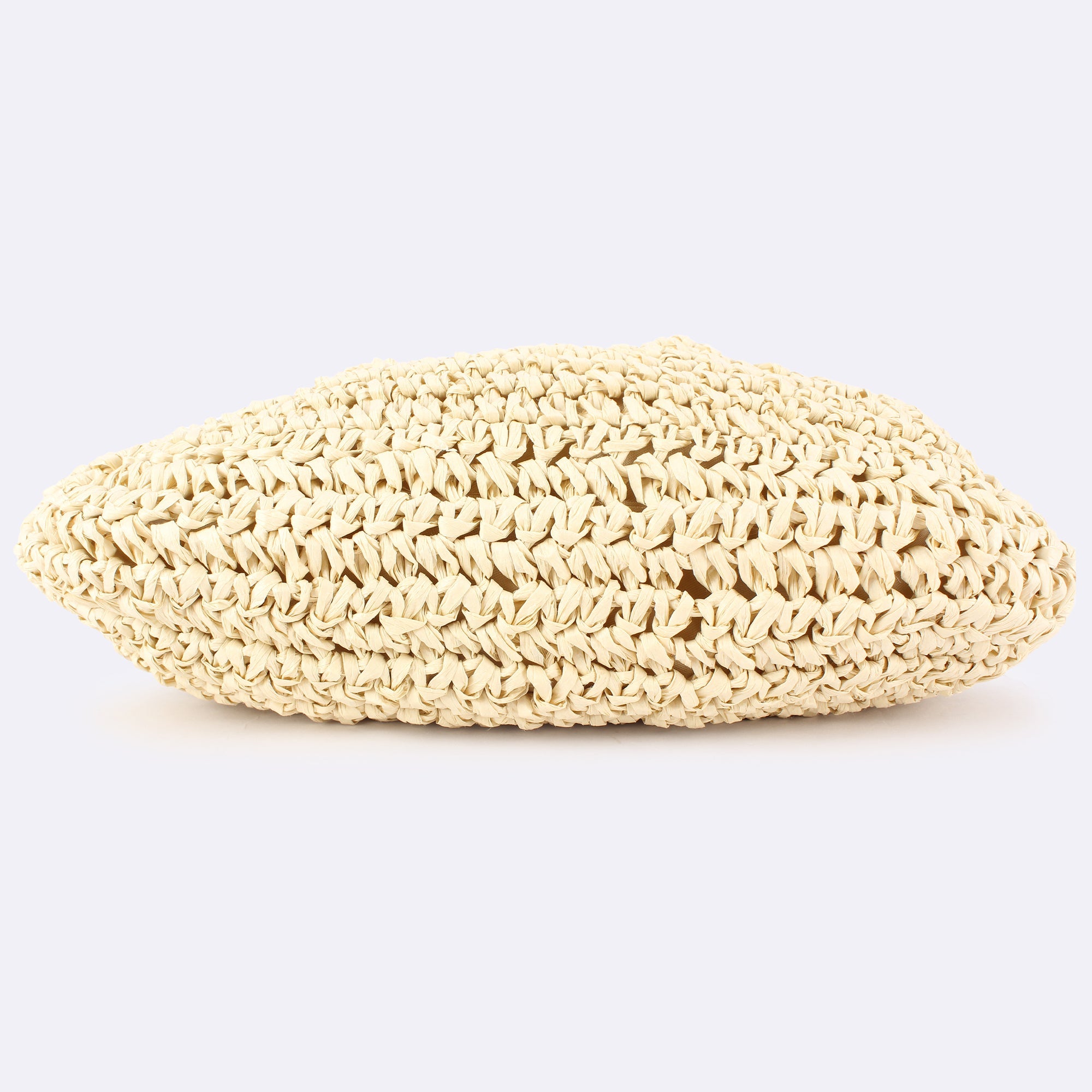 Mika Raffia Pouch Bag with detachable Chain