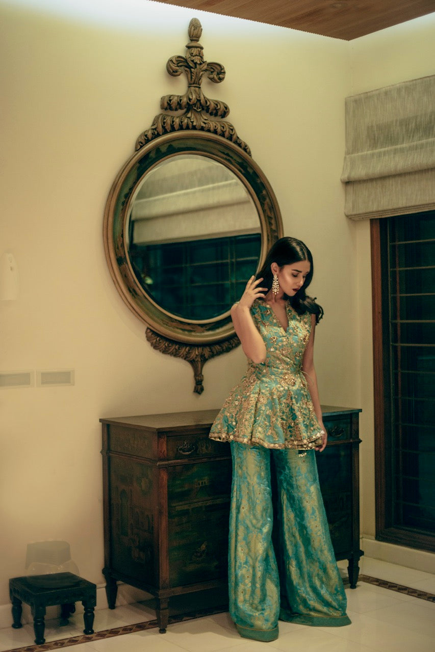 Bejewelled Peplum