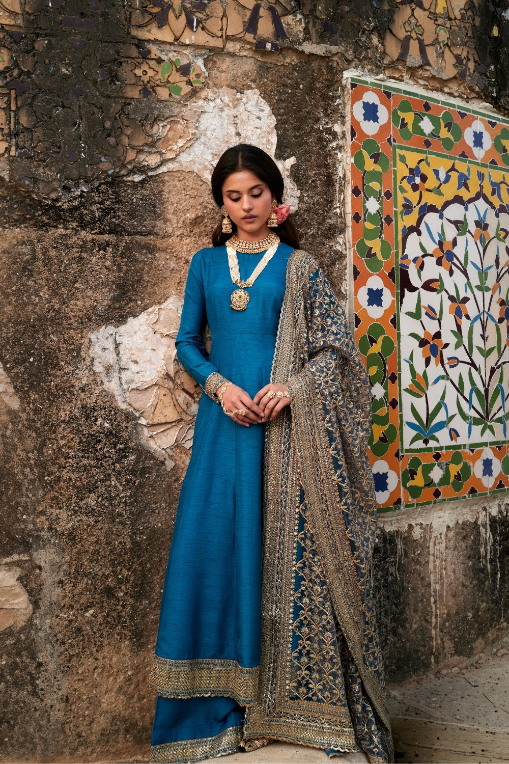 Design 01 - Turquoise - Ranya Festive RTW '25
