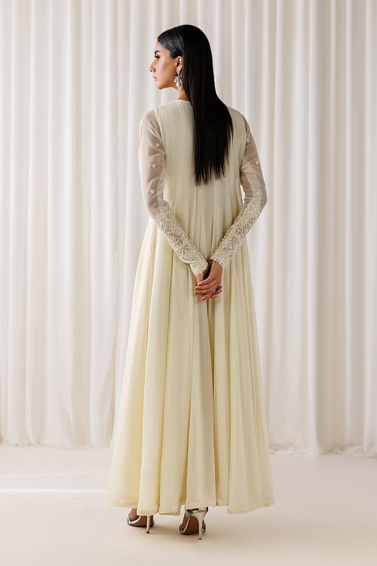 EMBROIDERED CHIFFON EN-1297