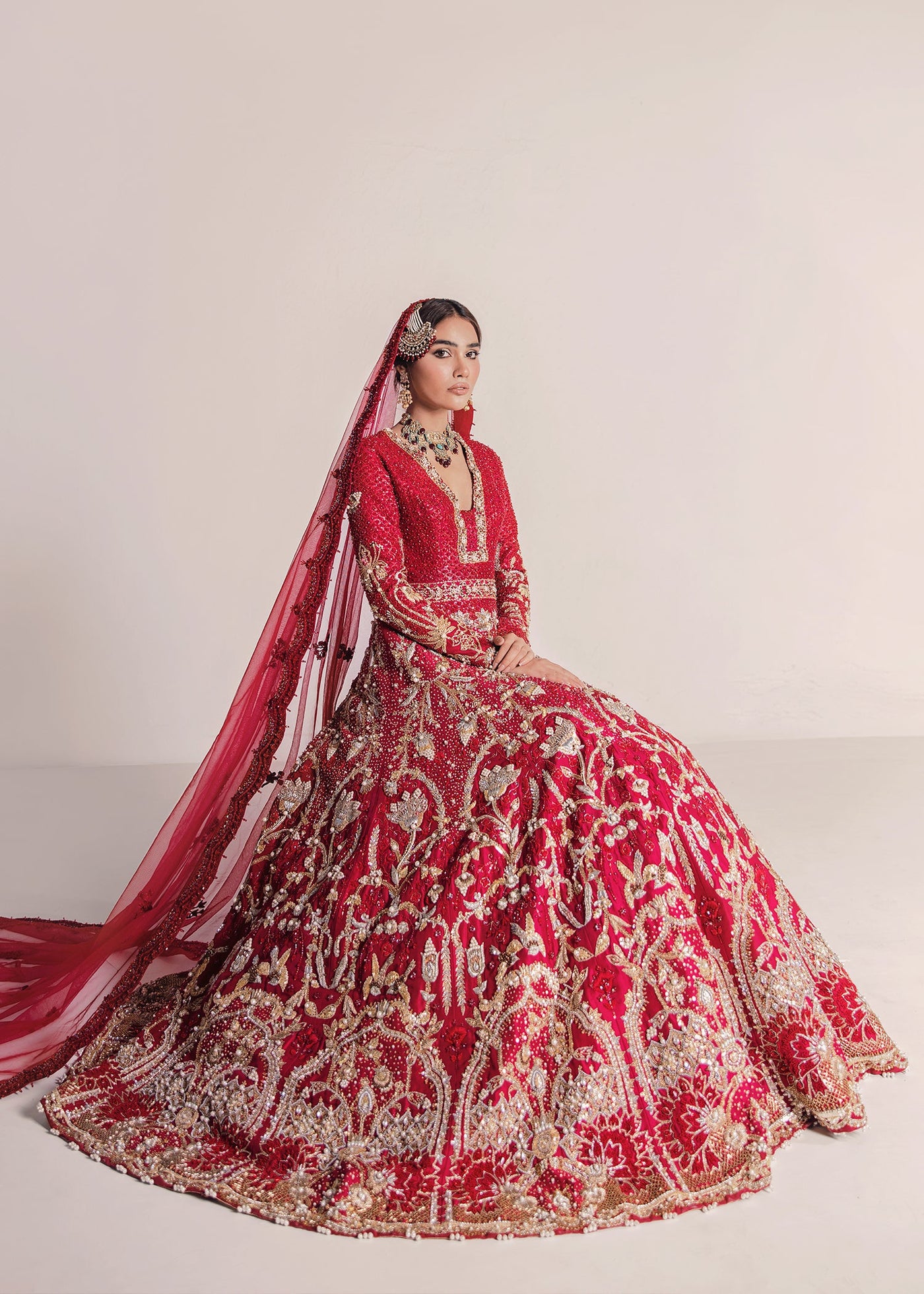 Cut & Sew Organza Dupatta (as shown)