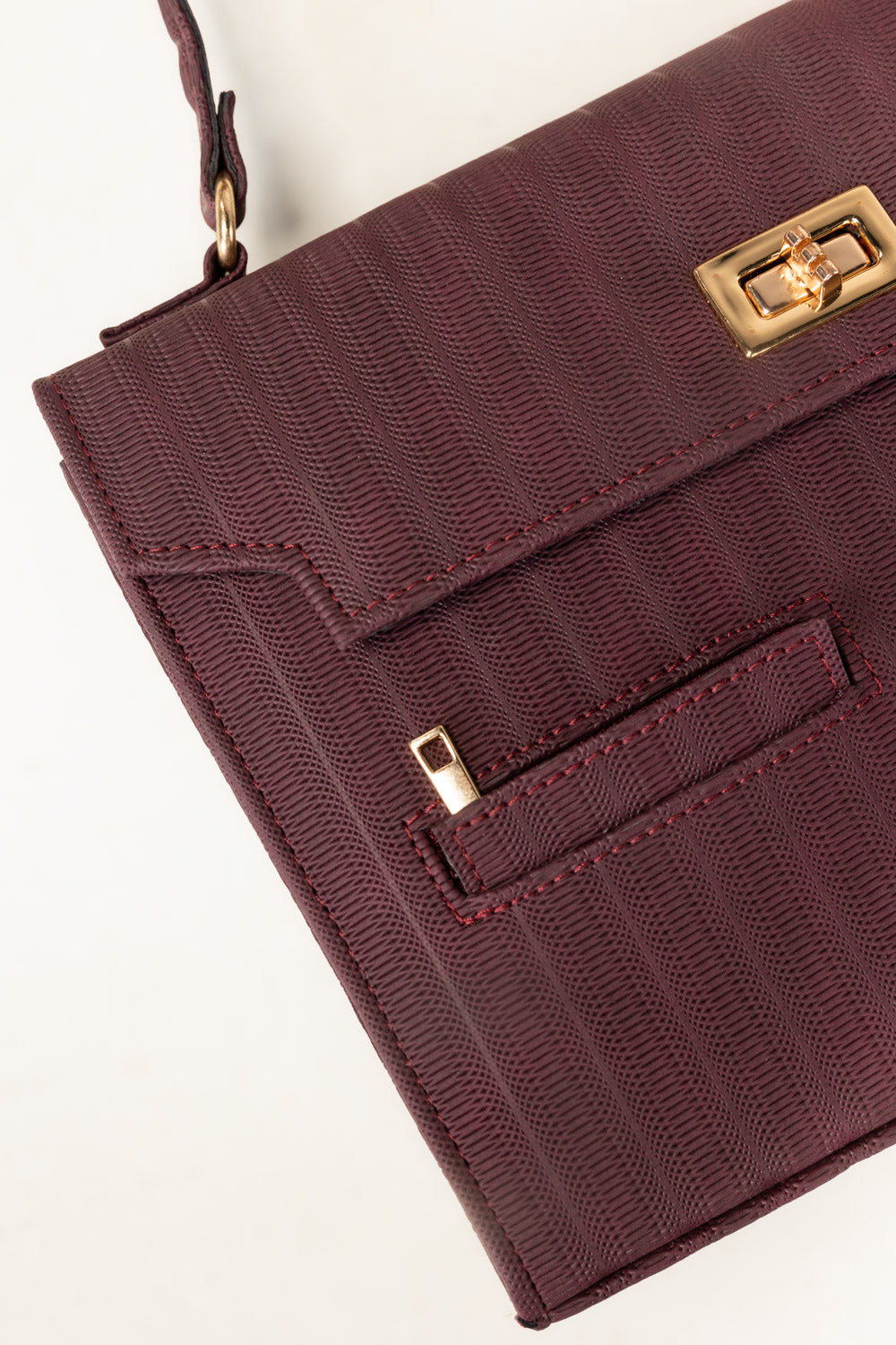 Maroon Handbag